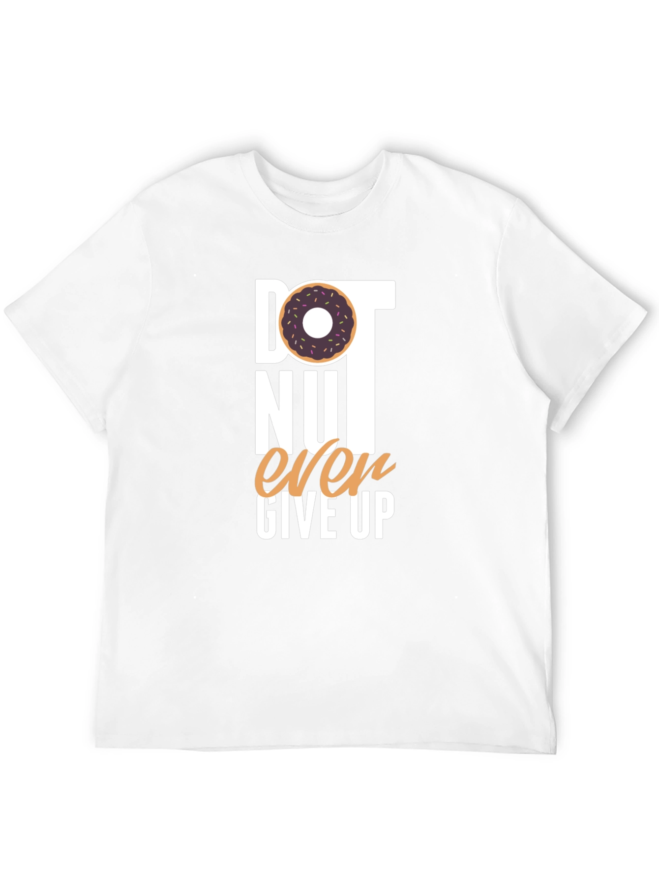 Donut Ever Give Up Graphic Tee