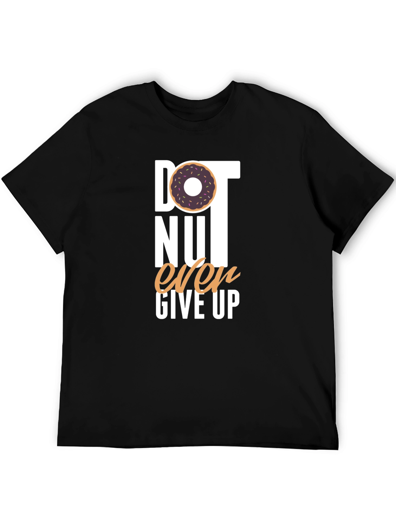 Donut Ever Give Up Graphic Tee