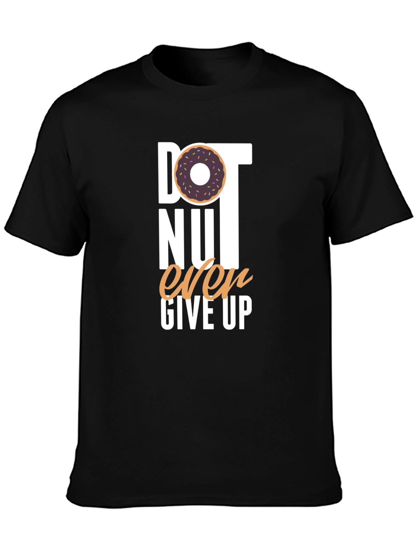 Donut Ever Give Up Graphic Tee