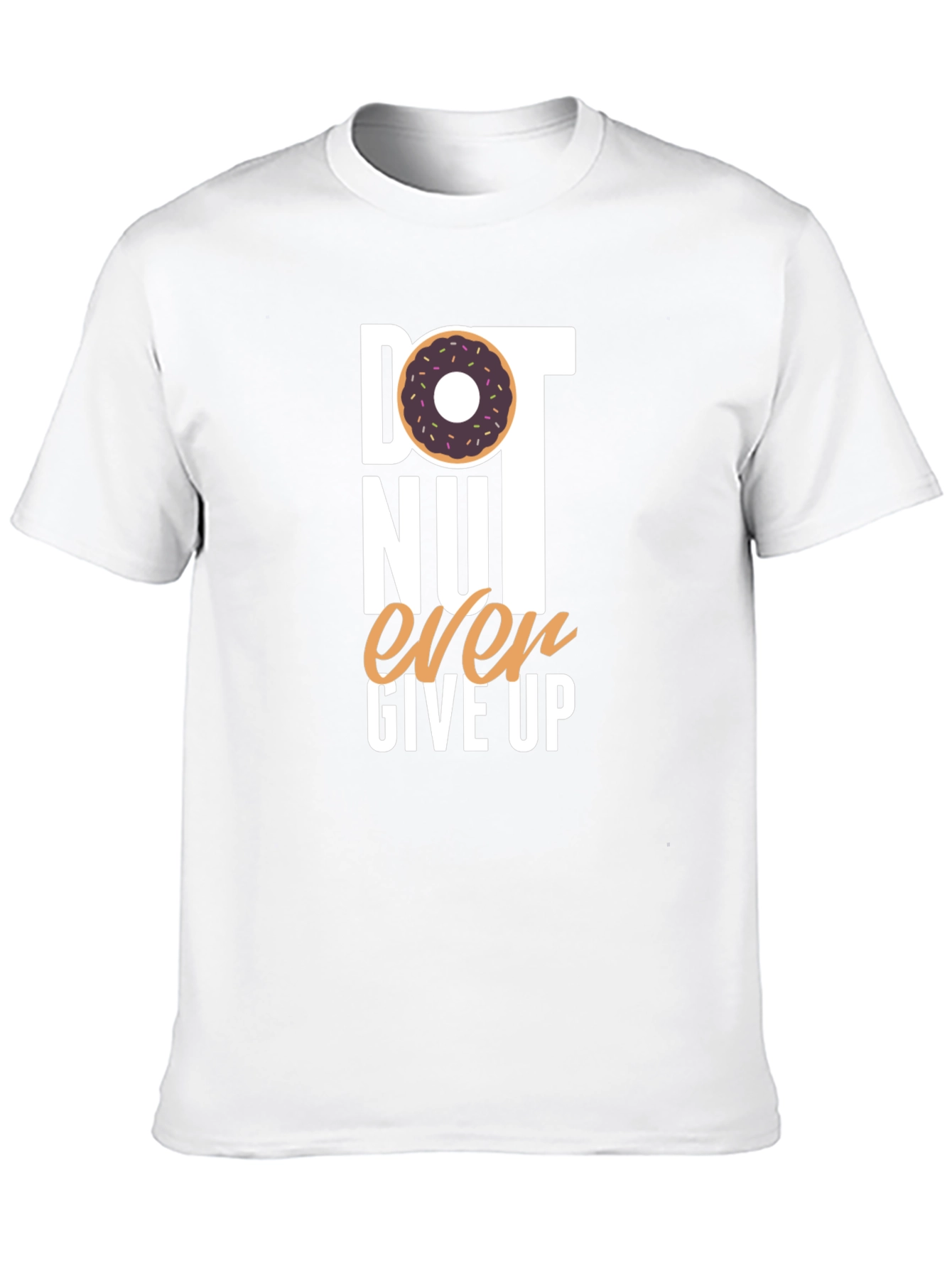 Donut Ever Give Up Graphic Tee