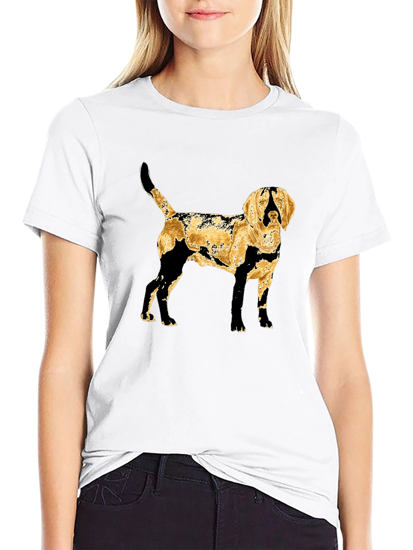Golden Retriever T-Shirt - Black