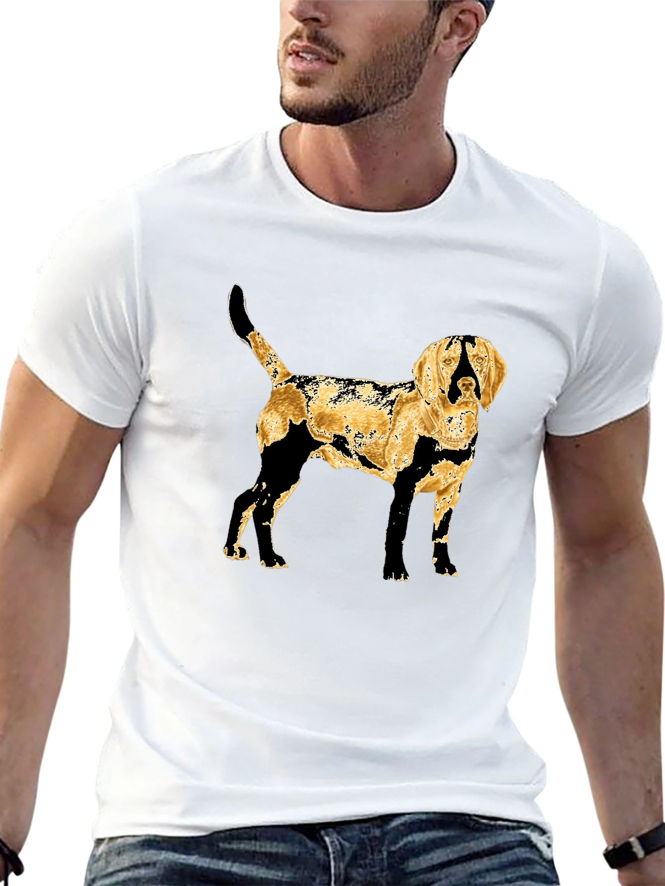 Golden Retriever T-Shirt - Black