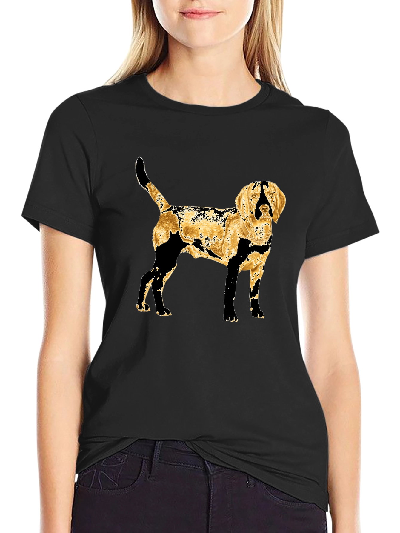 Golden Retriever T-Shirt - Black