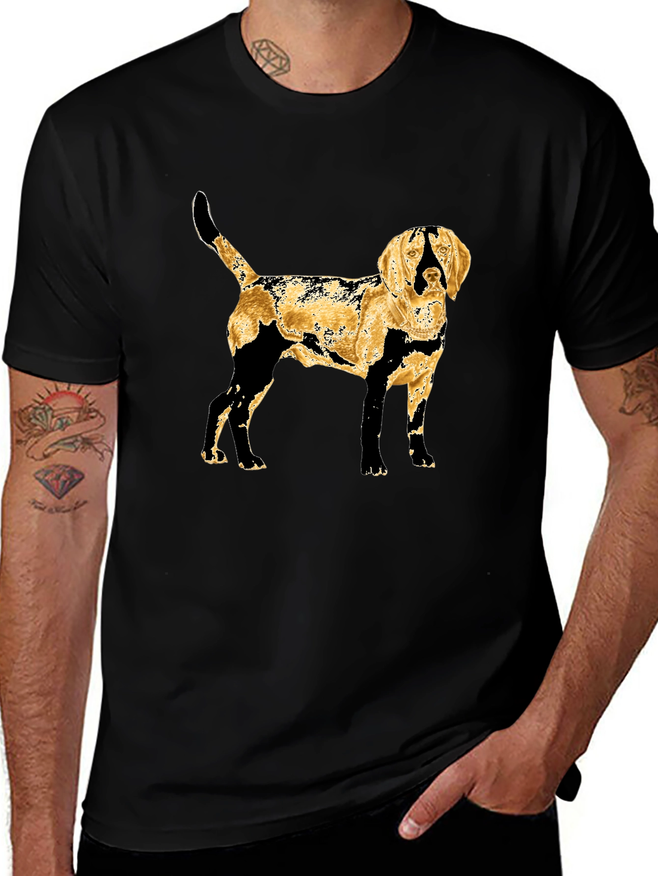 Golden Retriever T-Shirt - Black
