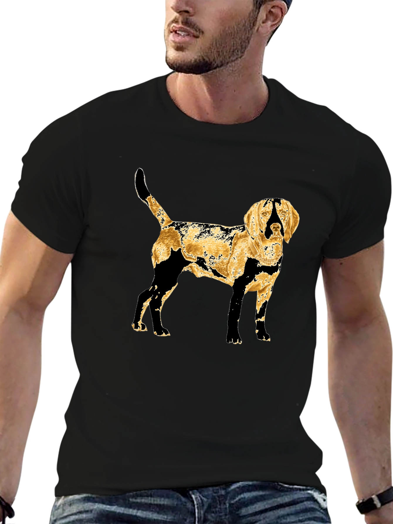 Golden Retriever T-Shirt - Black