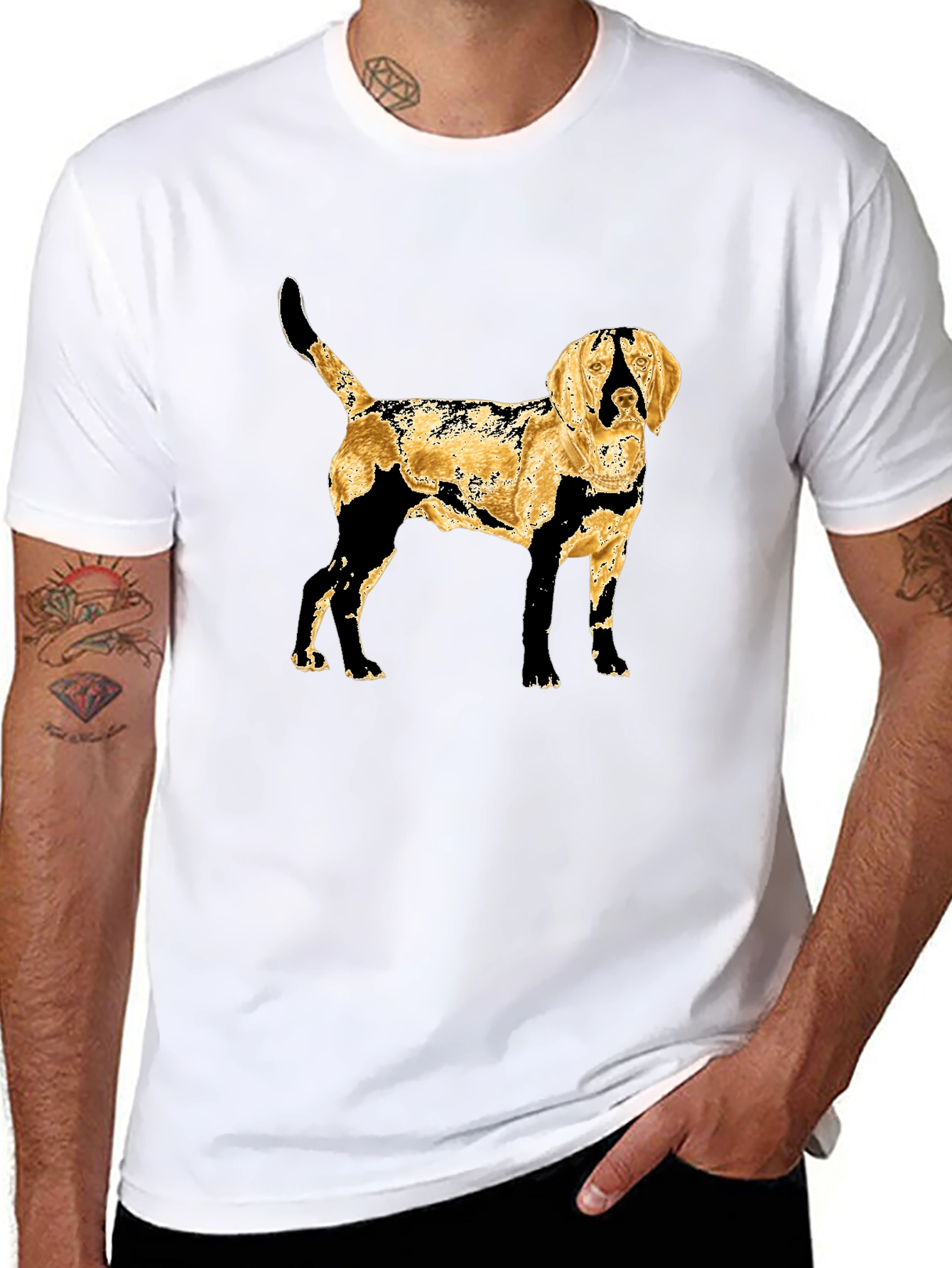 Golden Retriever T-Shirt - Black