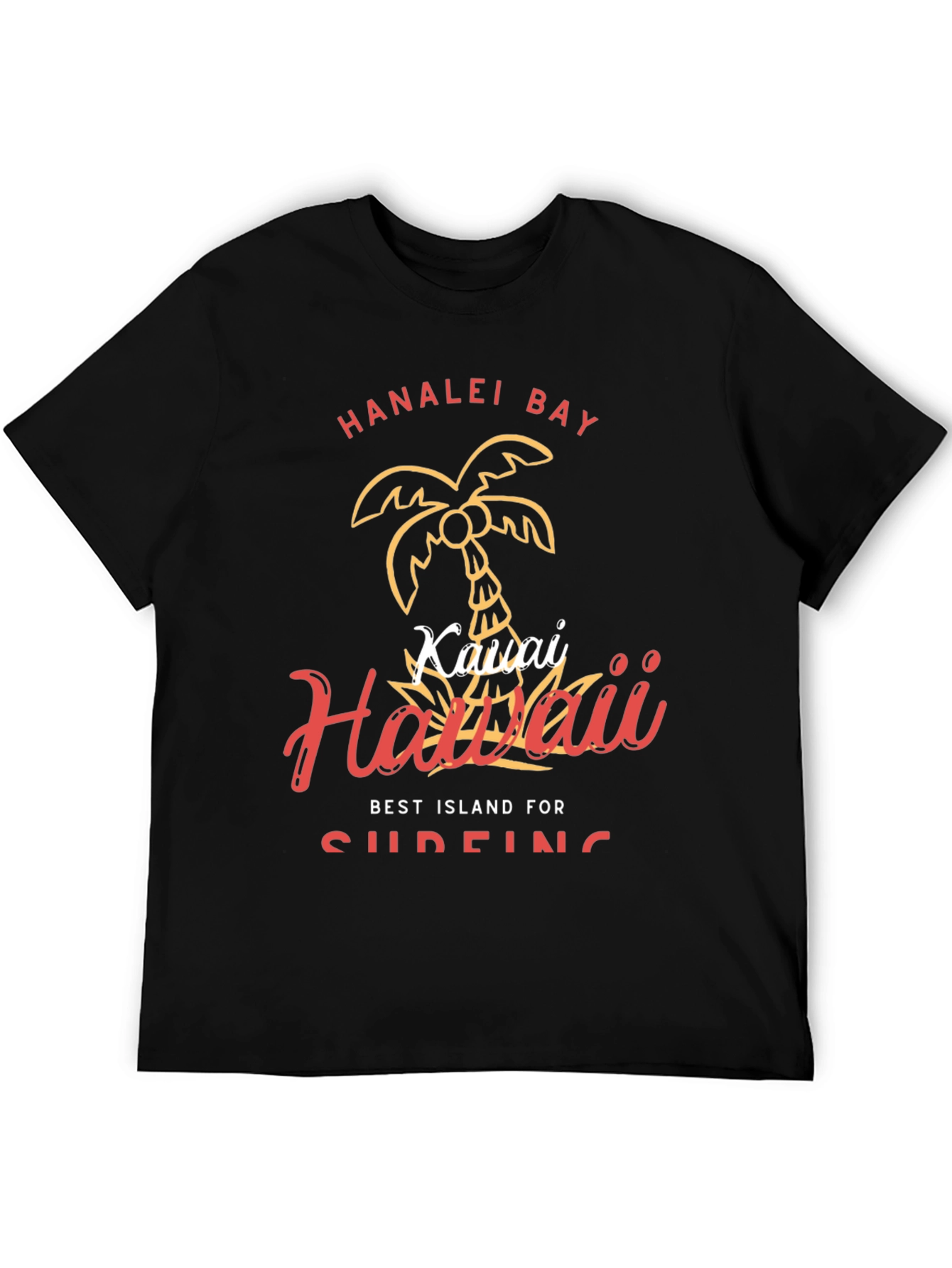 Hanalei Bay Hawaii Graphic Tee - Island Style