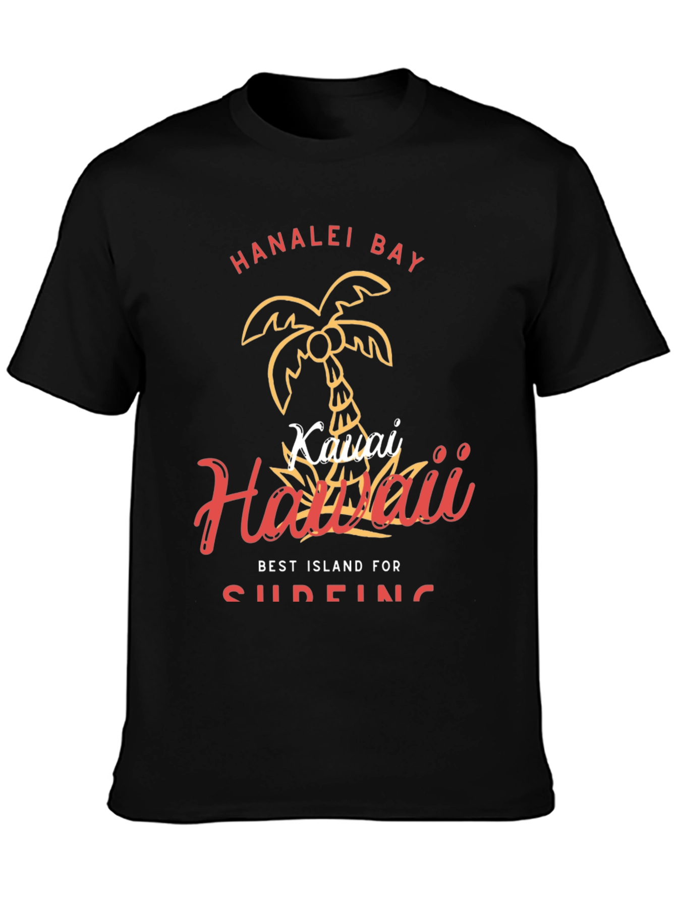 Hanalei Bay Hawaii Graphic Tee - Island Style