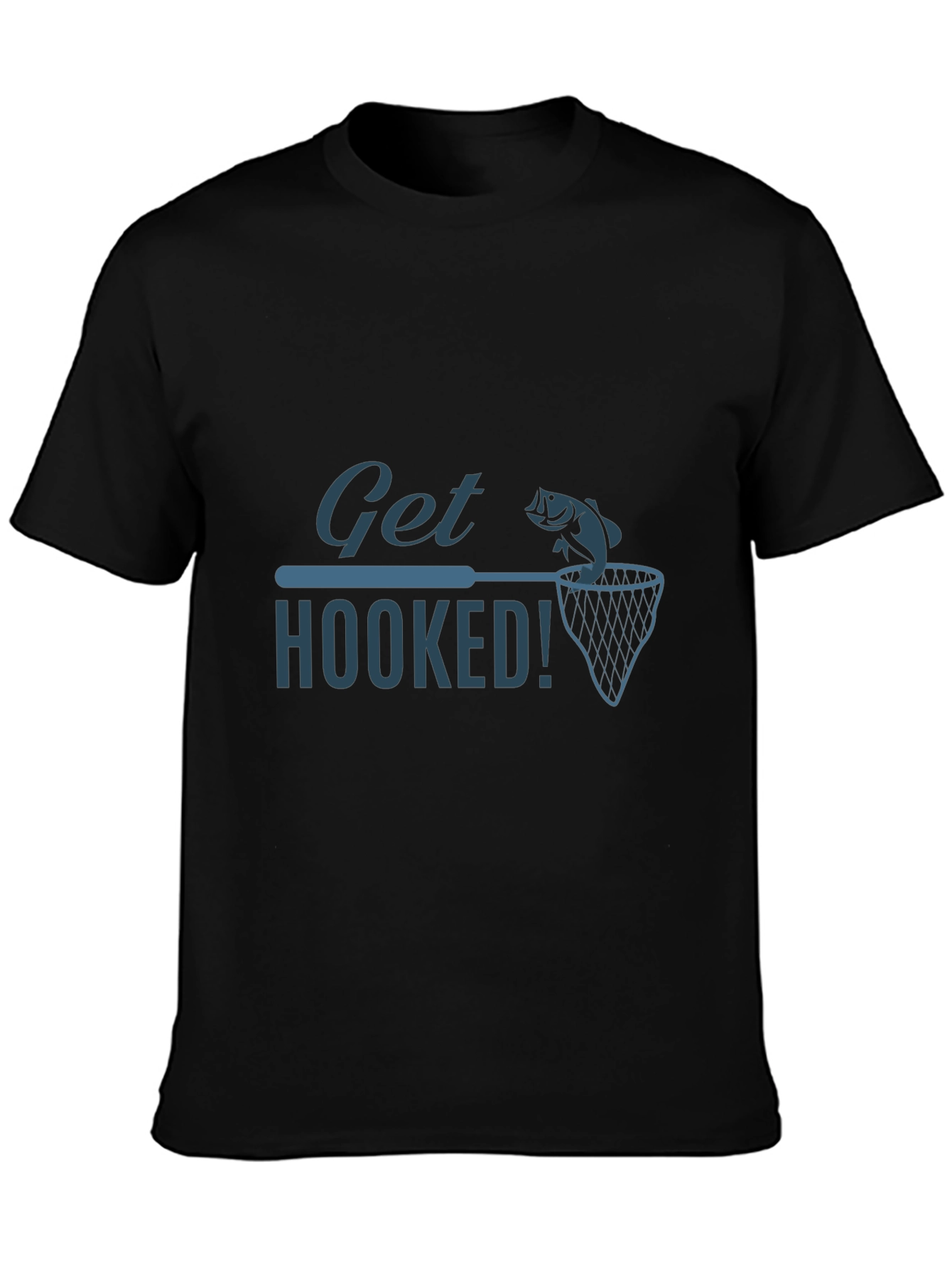Get Hooked Fishing T-Shirt - Angler Gift
