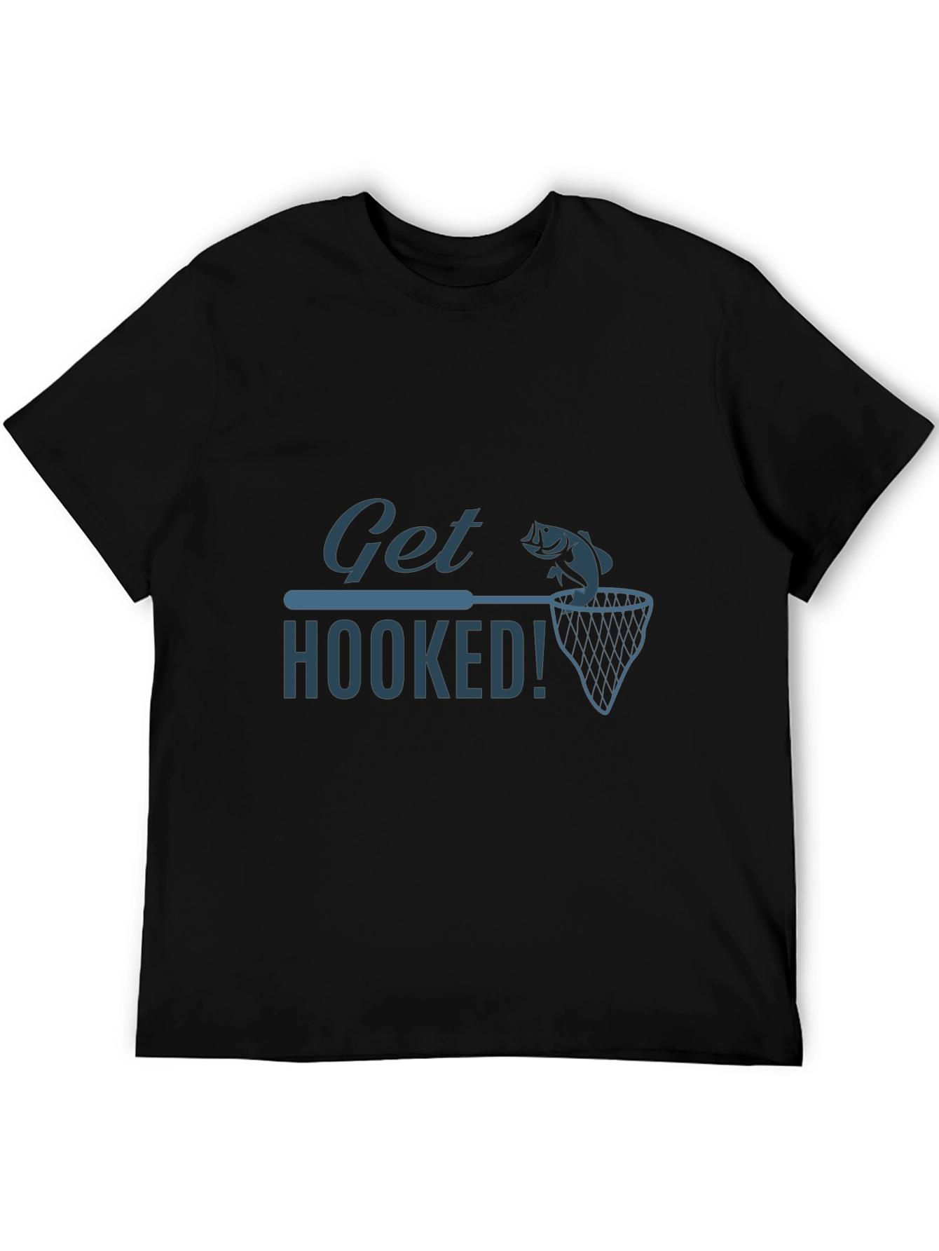 Get Hooked Fishing T-Shirt - Angler Gift