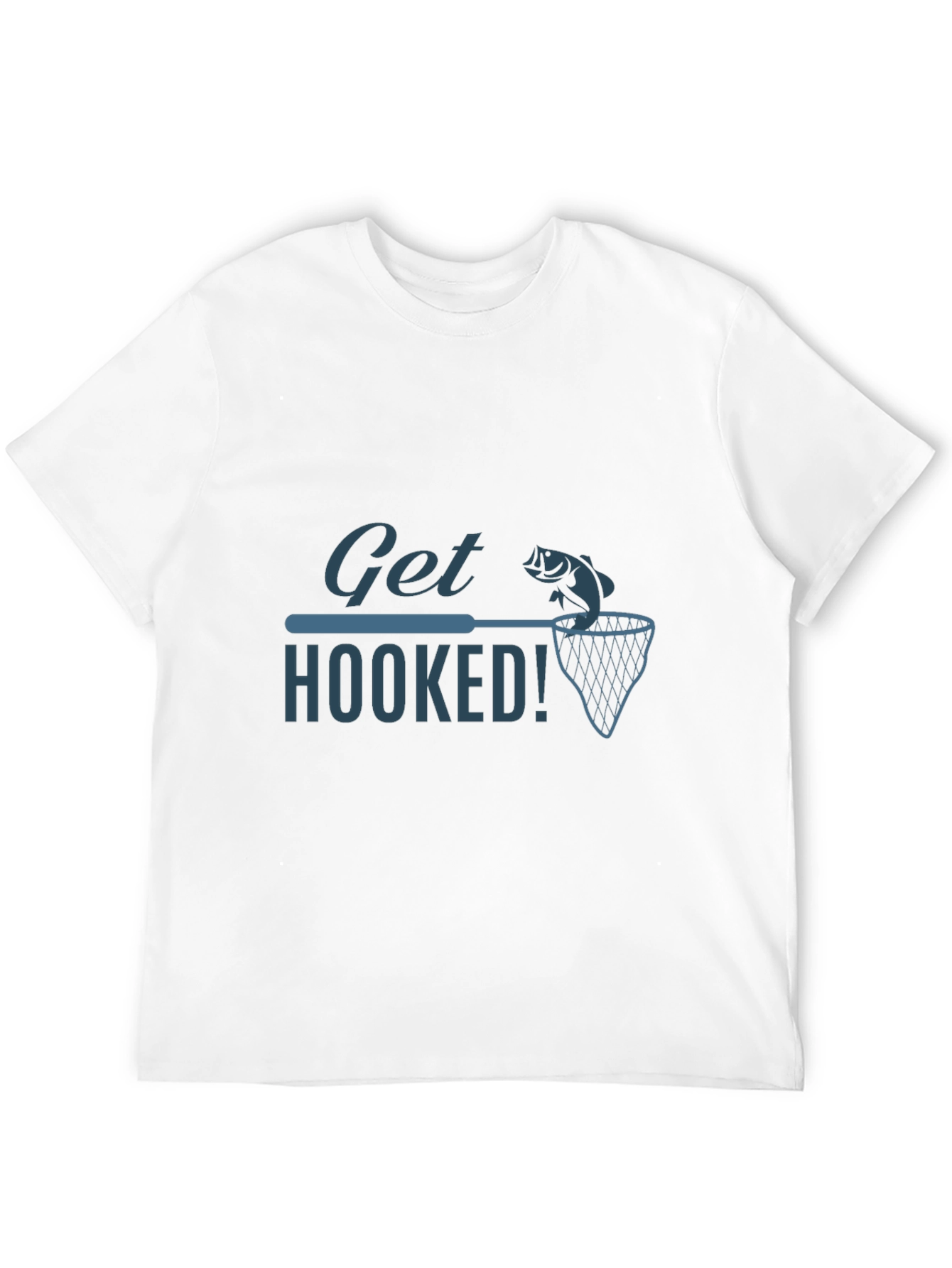 Get Hooked Fishing T-Shirt - Angler Gift
