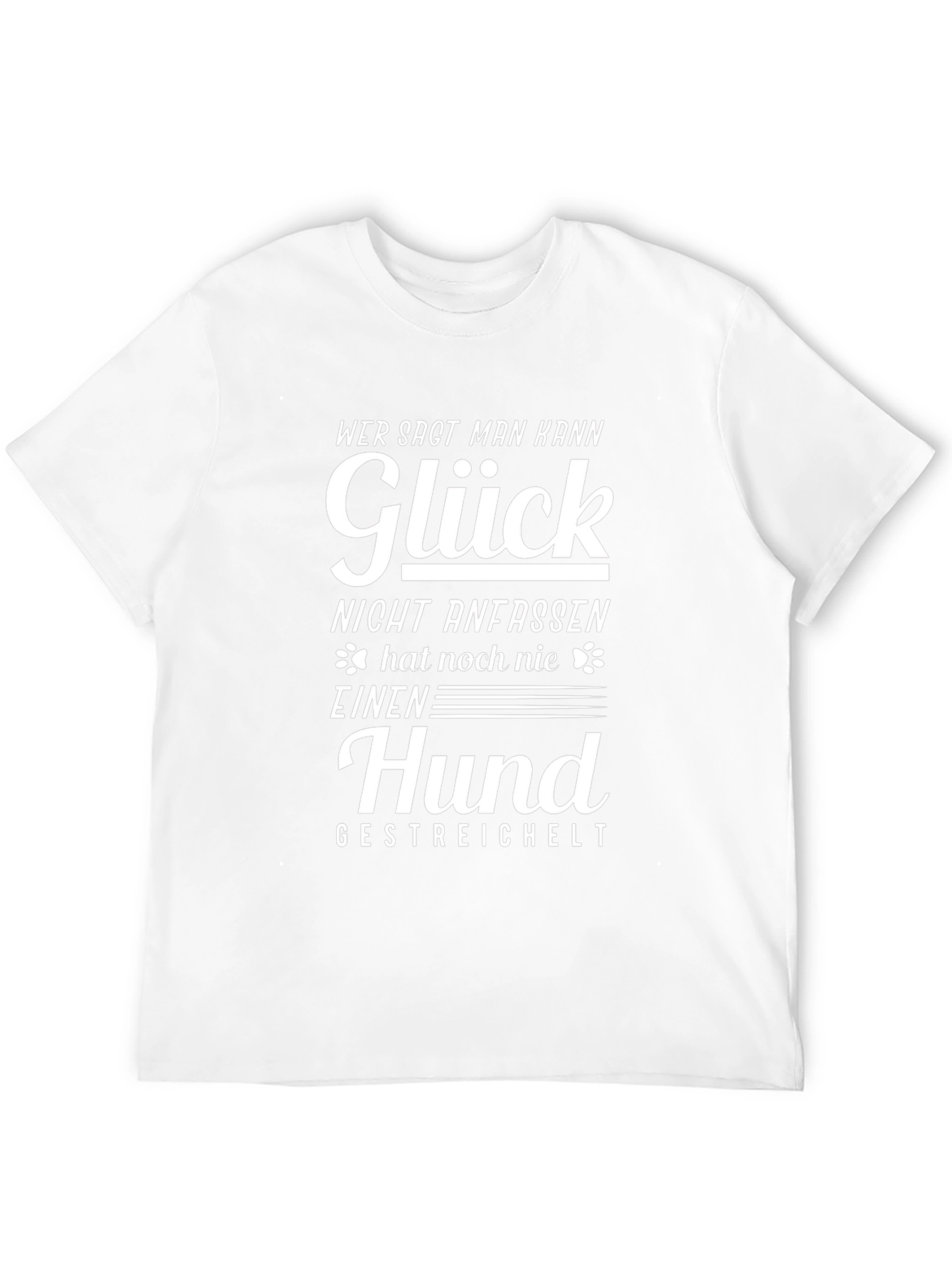 Gluck Hund T-Shirt - Dog Lover Tee
