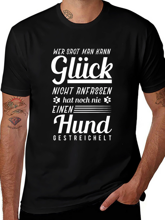 Gluck Hund T-Shirt - Dog Lover Tee