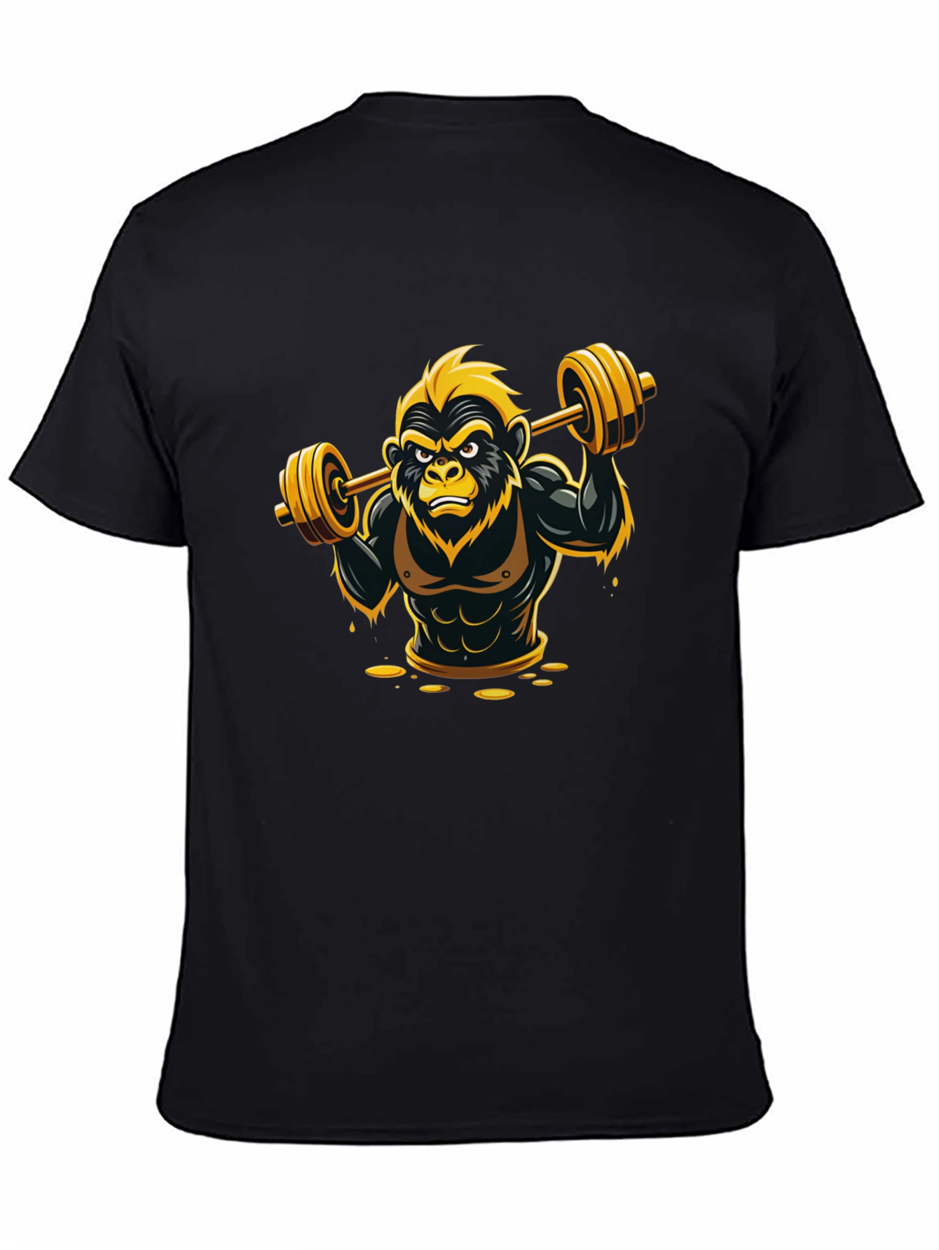 Gorilla Gym T-Shirt - Black