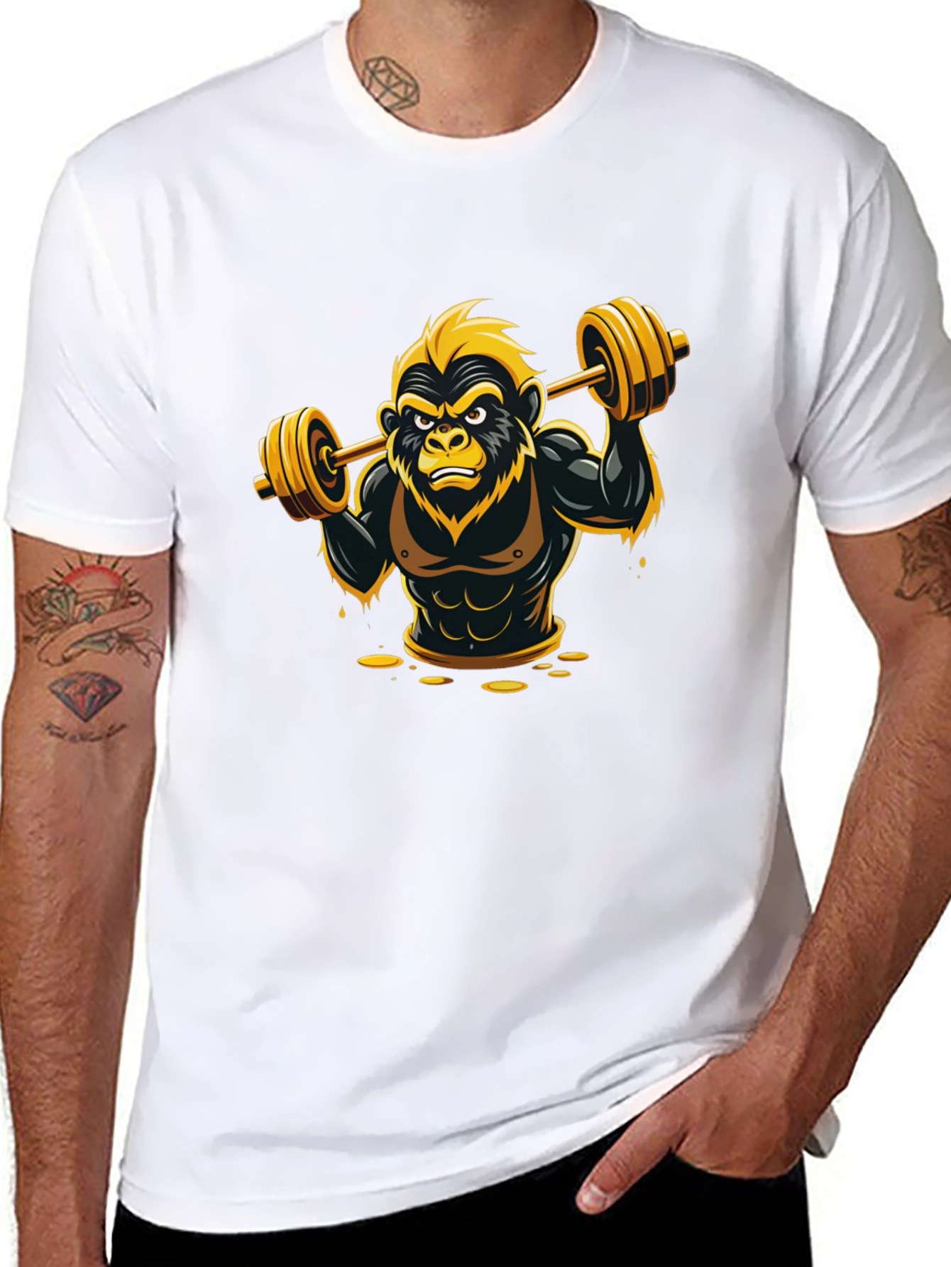 Gorilla Gym T-Shirt - Black