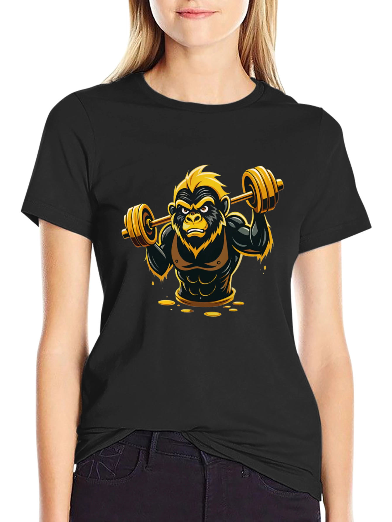 Gorilla Gym T-Shirt - Black