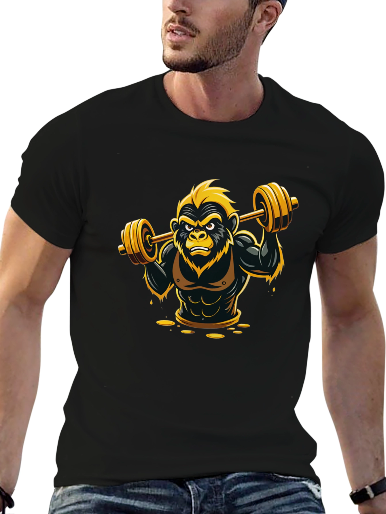 Gorilla Gym T-Shirt - Black