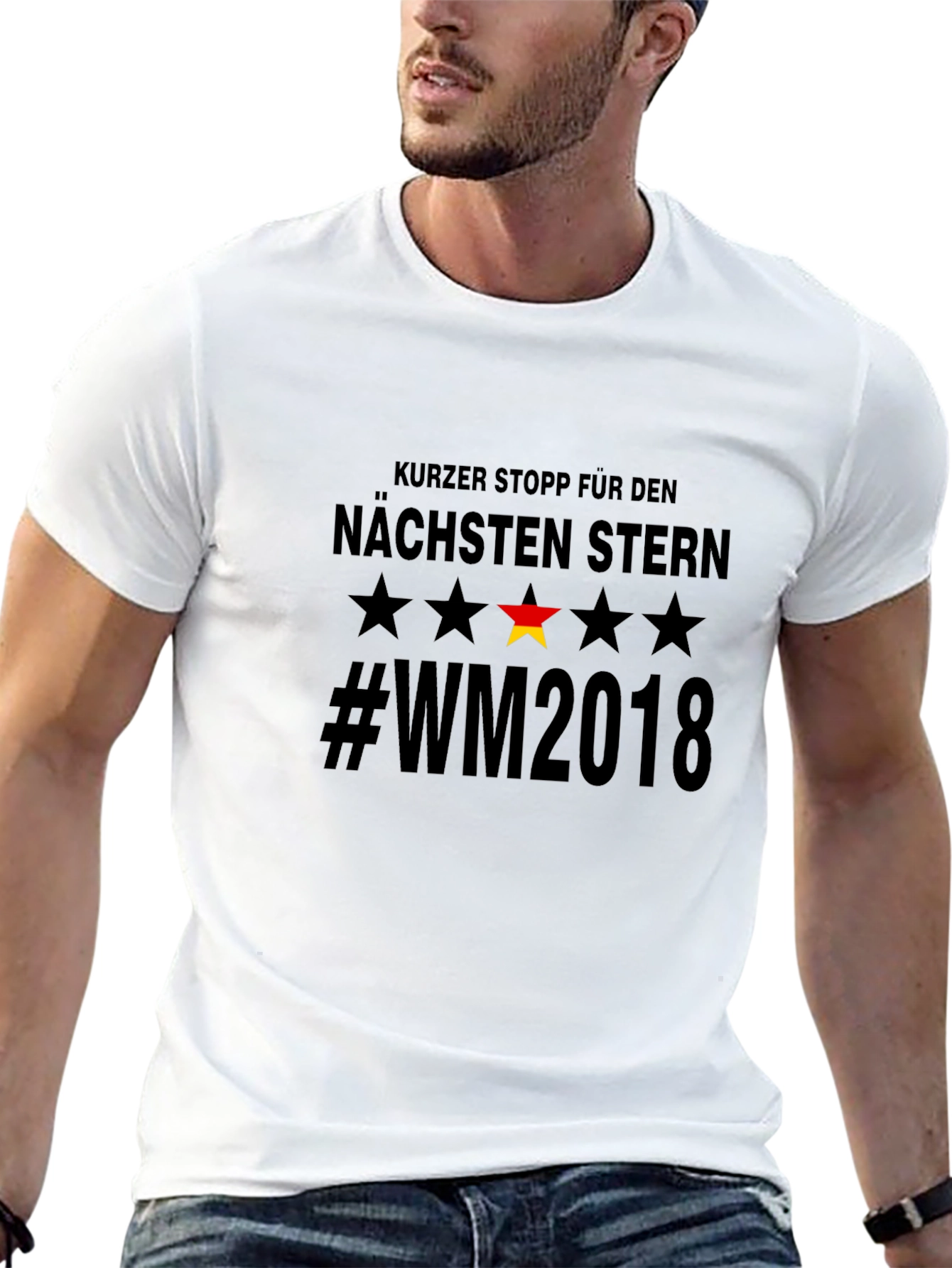 Germany Soccer T-Shirt - Kurzer Stopp WM 2018