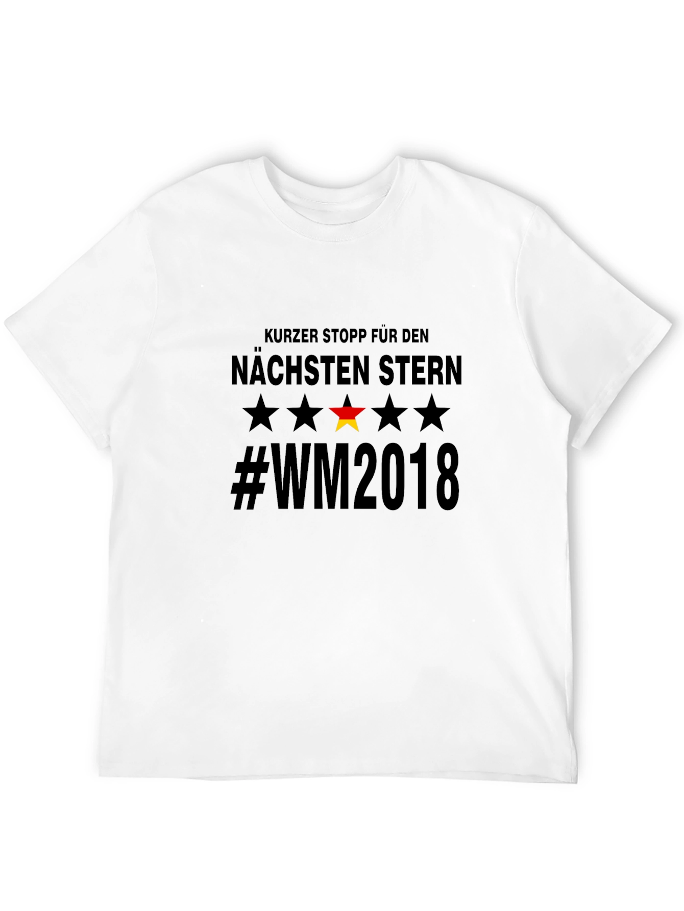 Germany Soccer T-Shirt - Kurzer Stopp WM 2018