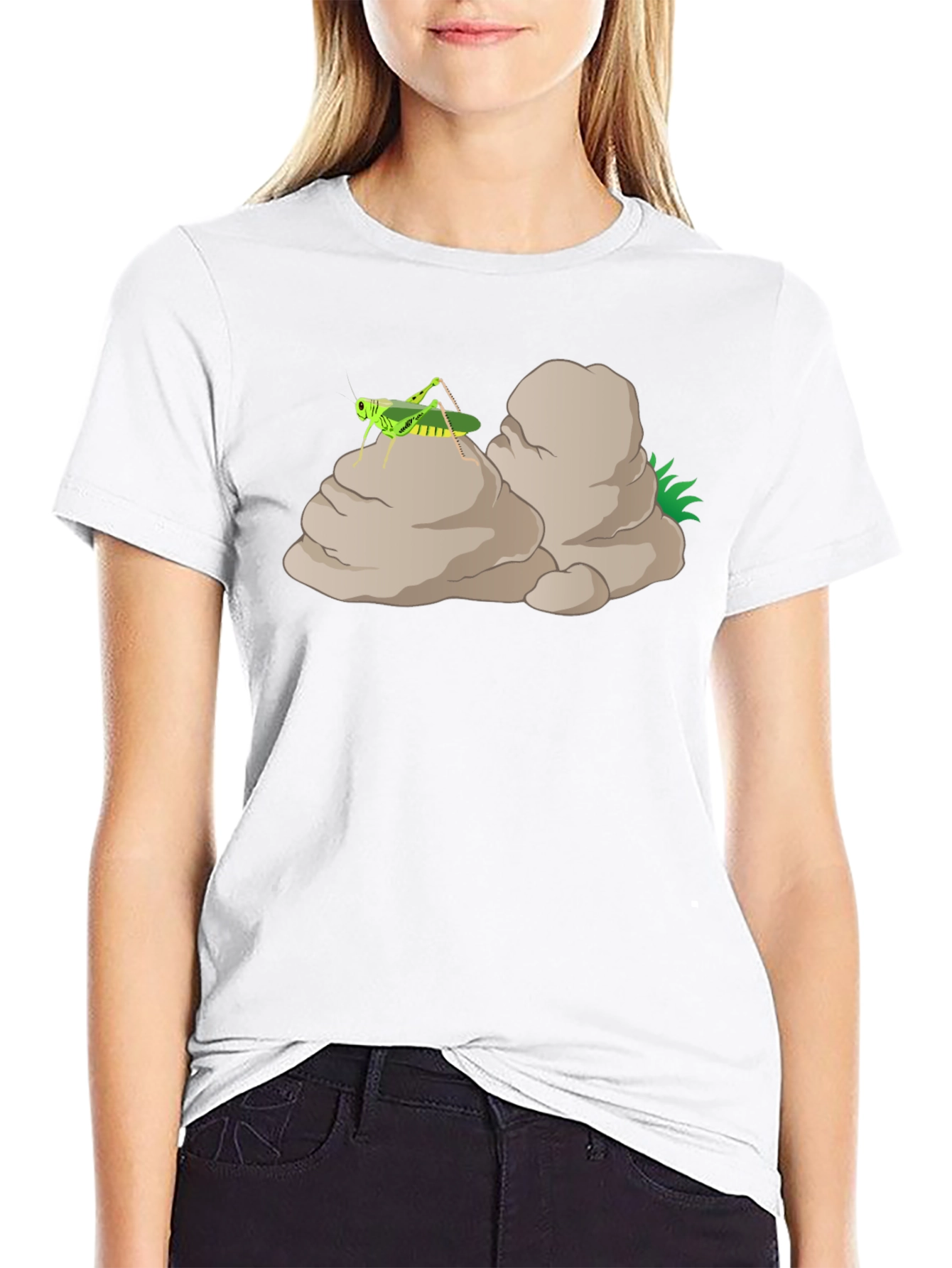 Grasshopper on Rocks Graphic Tee