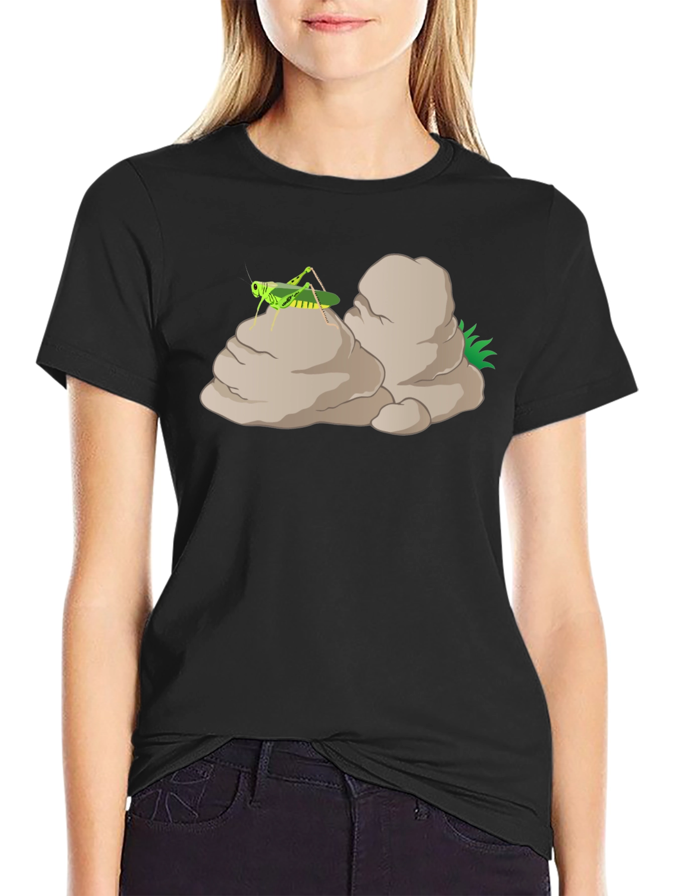 Grasshopper on Rocks Graphic Tee