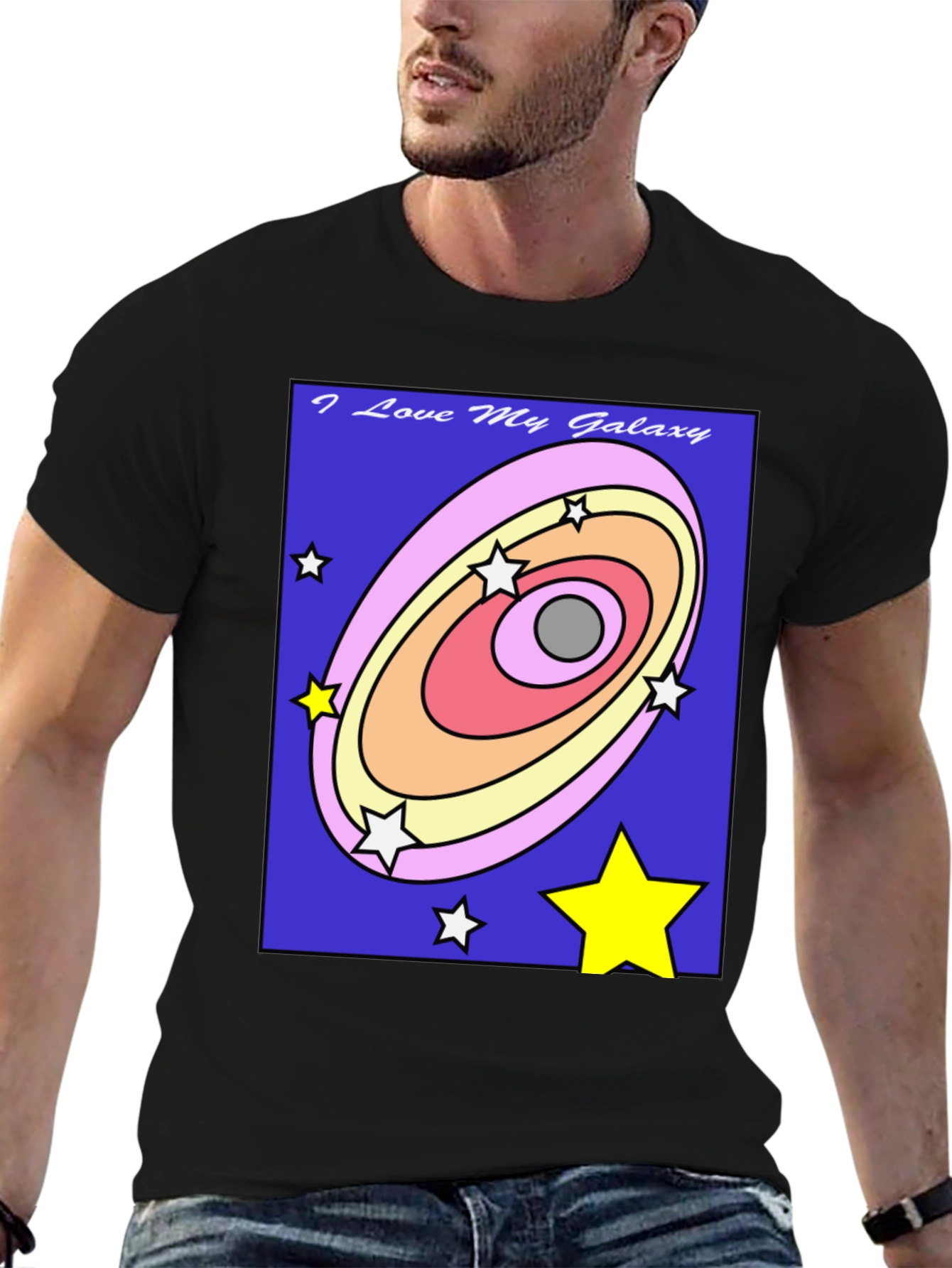 Galaxy Lover T-Shirt - Cosmic Star Design