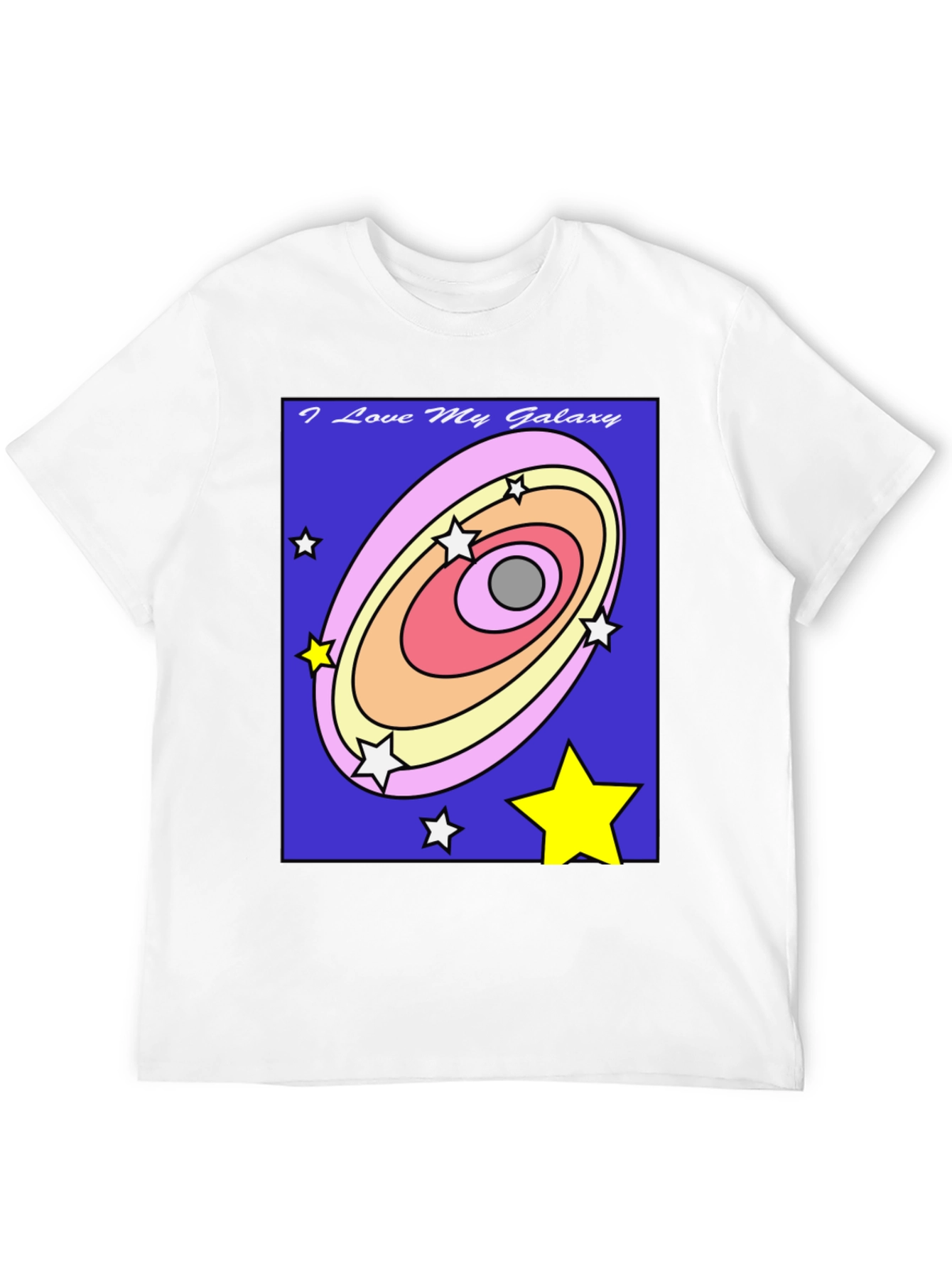 Galaxy Lover T-Shirt - Cosmic Star Design