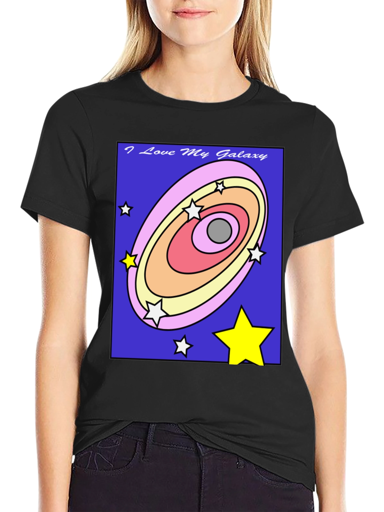Galaxy Lover T-Shirt - Cosmic Star Design