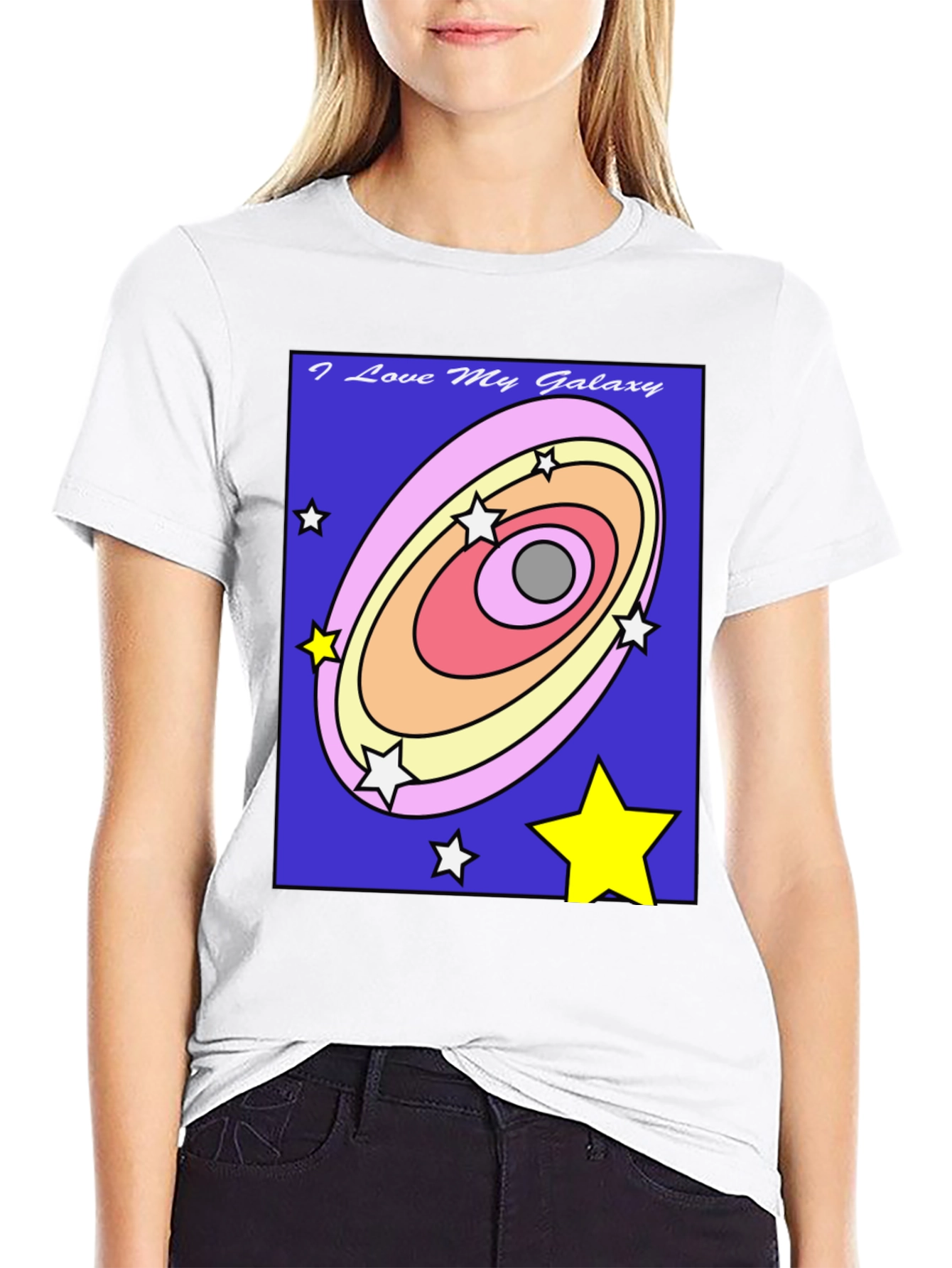 Galaxy Lover T-Shirt - Cosmic Star Design