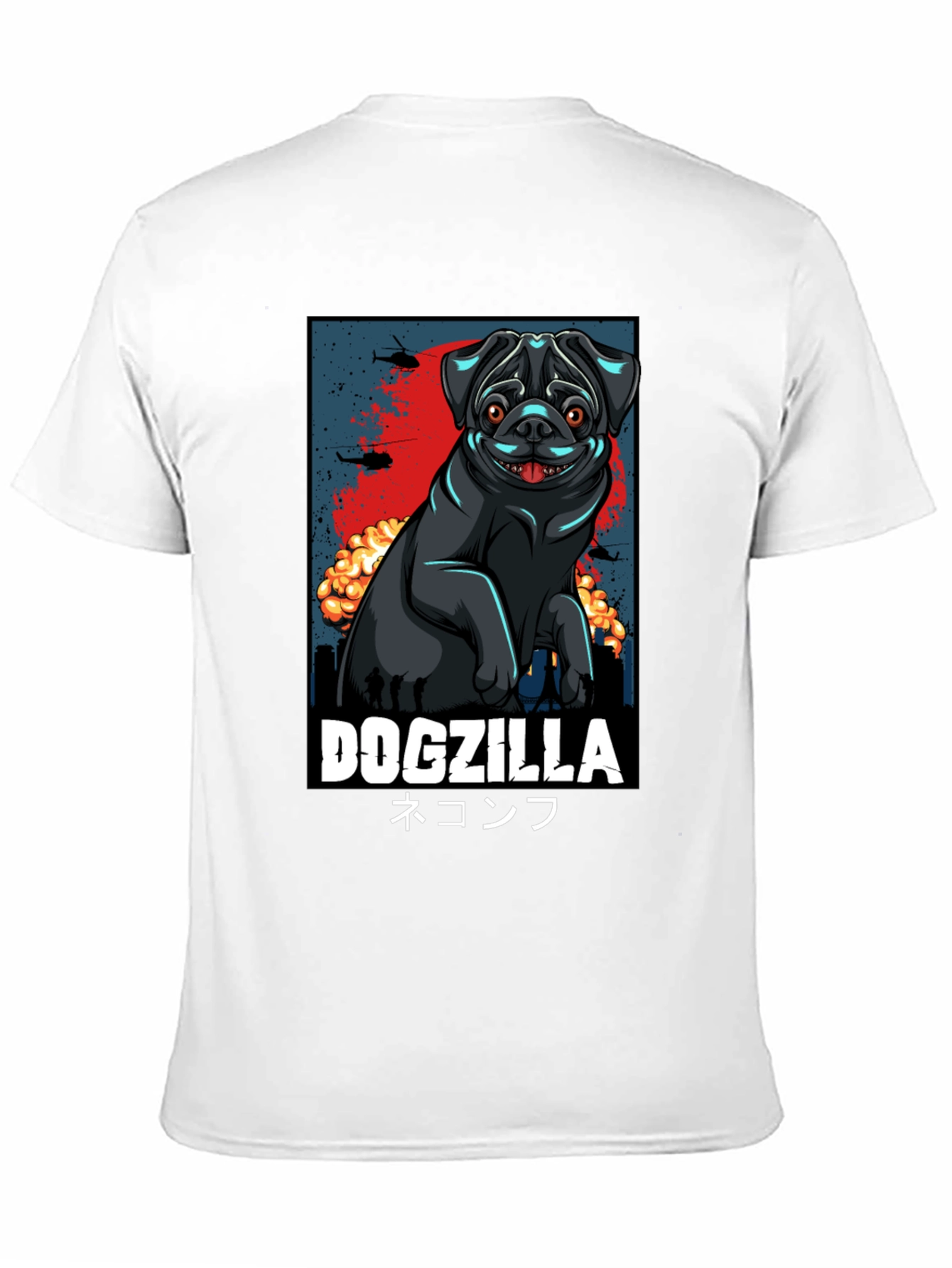 Dogzilla T-Shirt | Pugzilla Tee