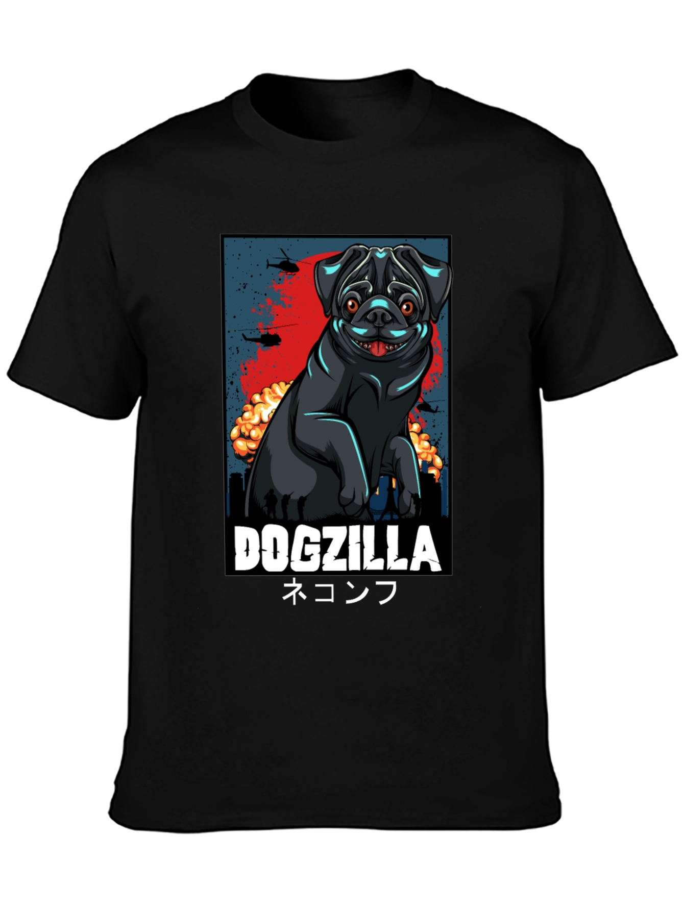 Dogzilla T-Shirt | Pugzilla Tee