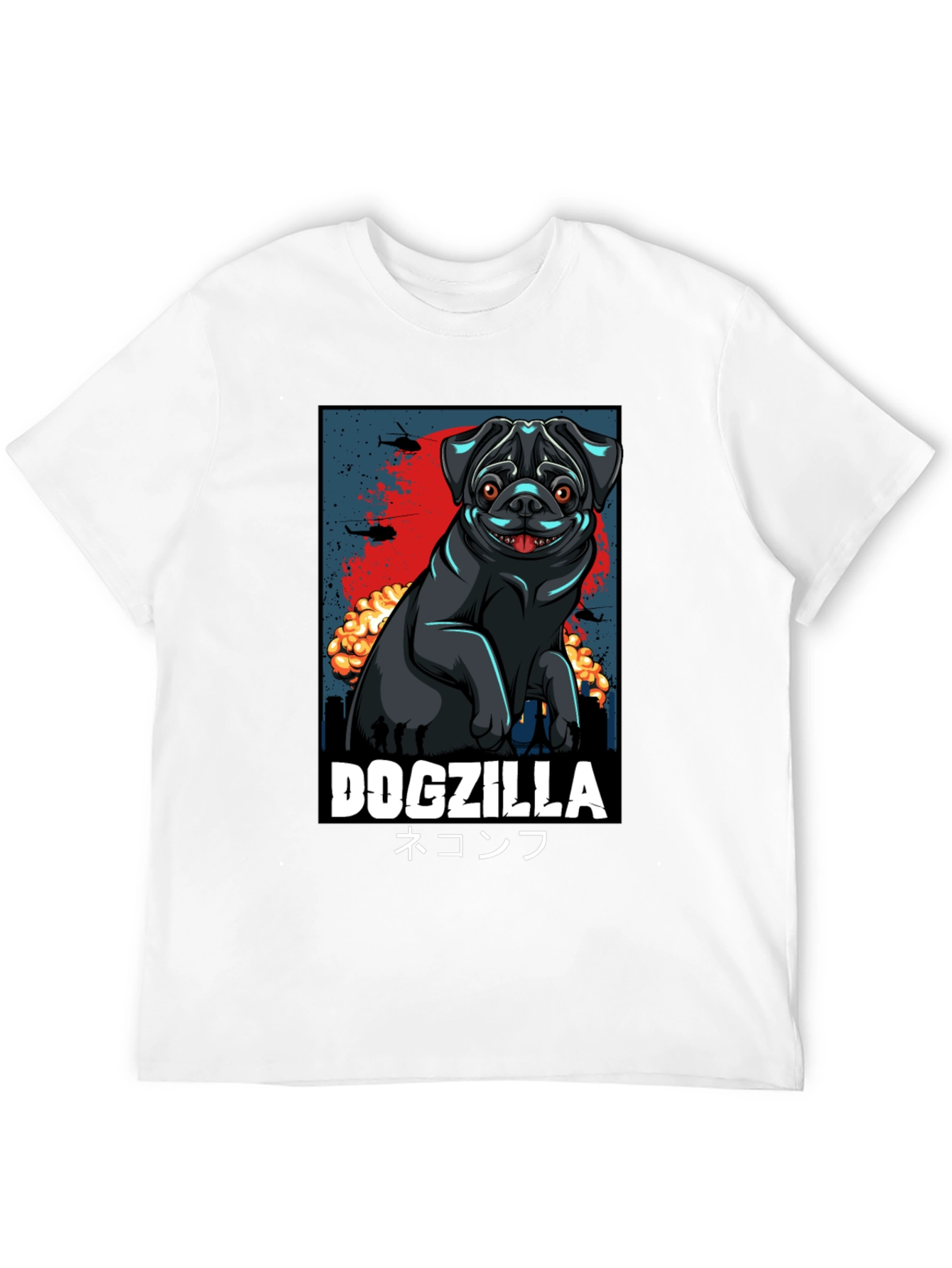 Dogzilla T-Shirt | Pugzilla Tee