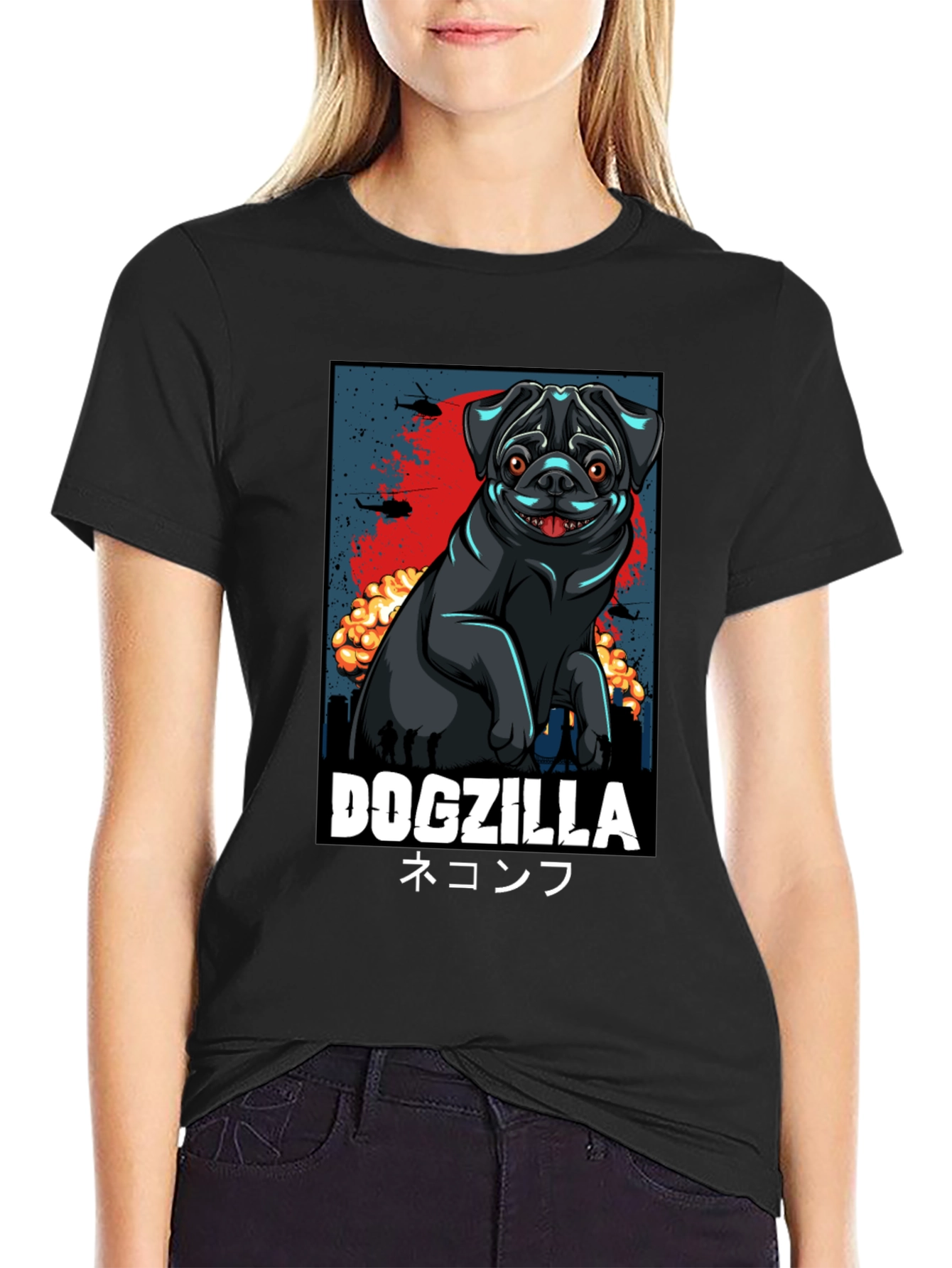 Dogzilla T-Shirt | Pugzilla Tee