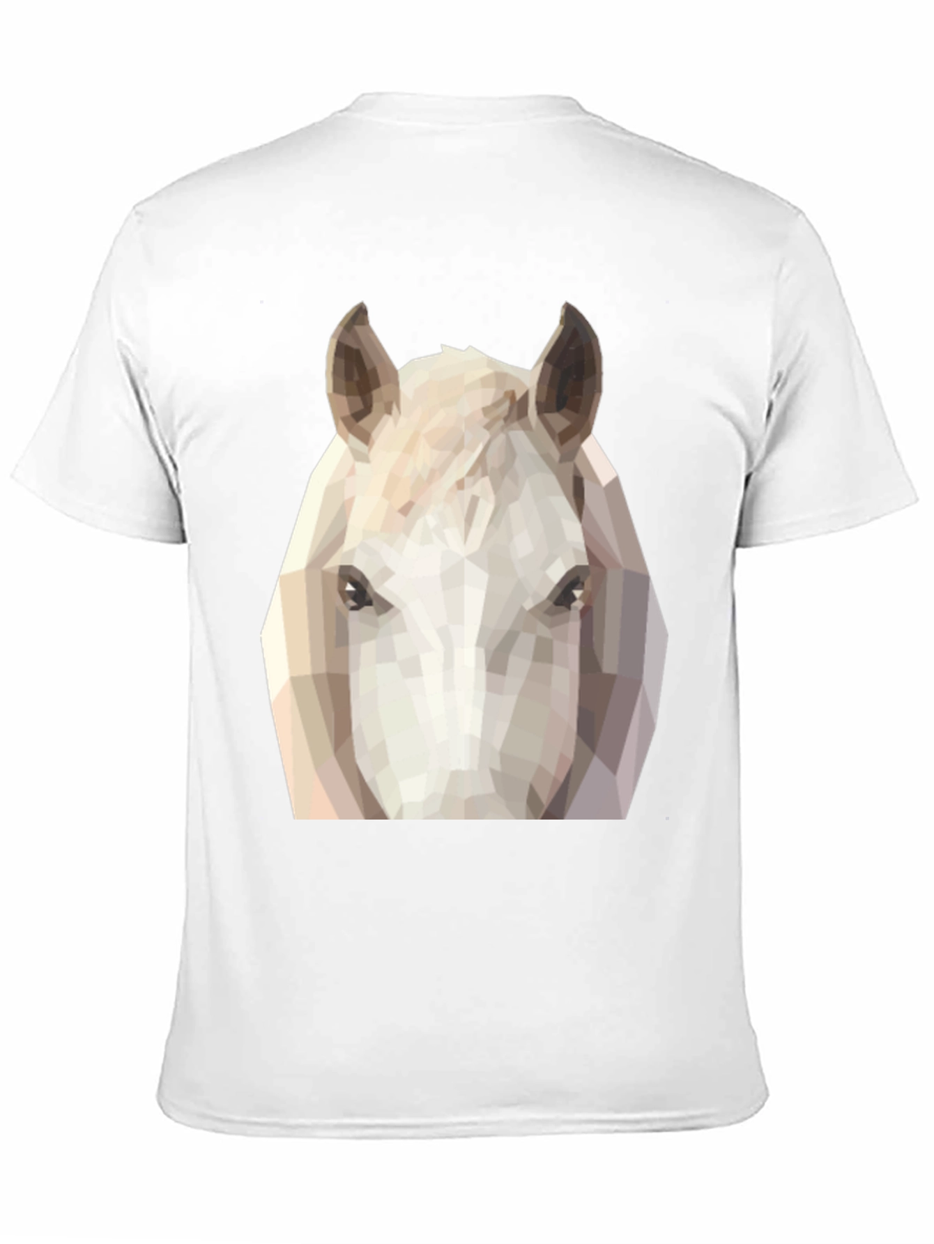 Geometric Horse Tee - Modern Animal Graphic T-Shirt