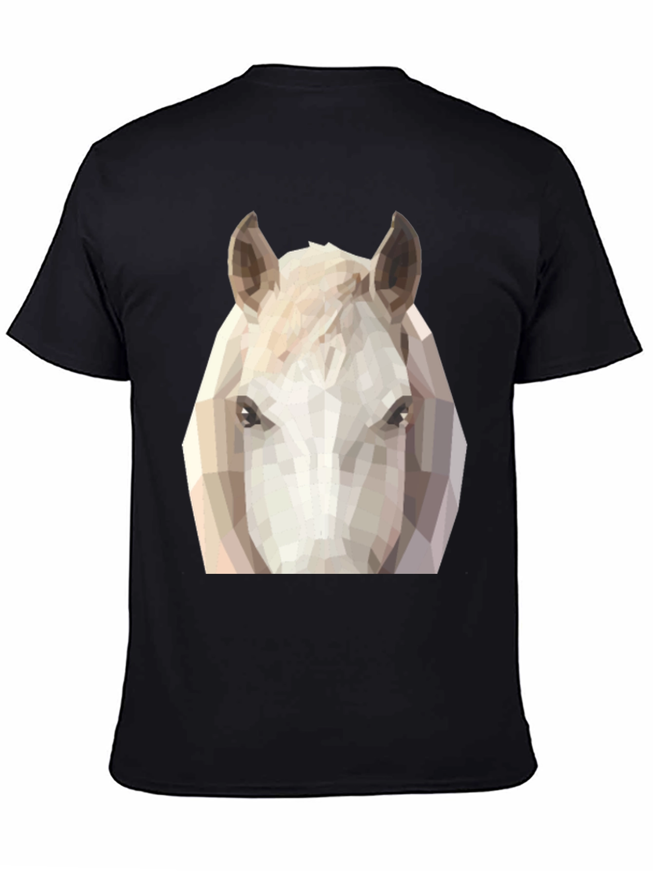 Geometric Horse Tee - Modern Animal Graphic T-Shirt