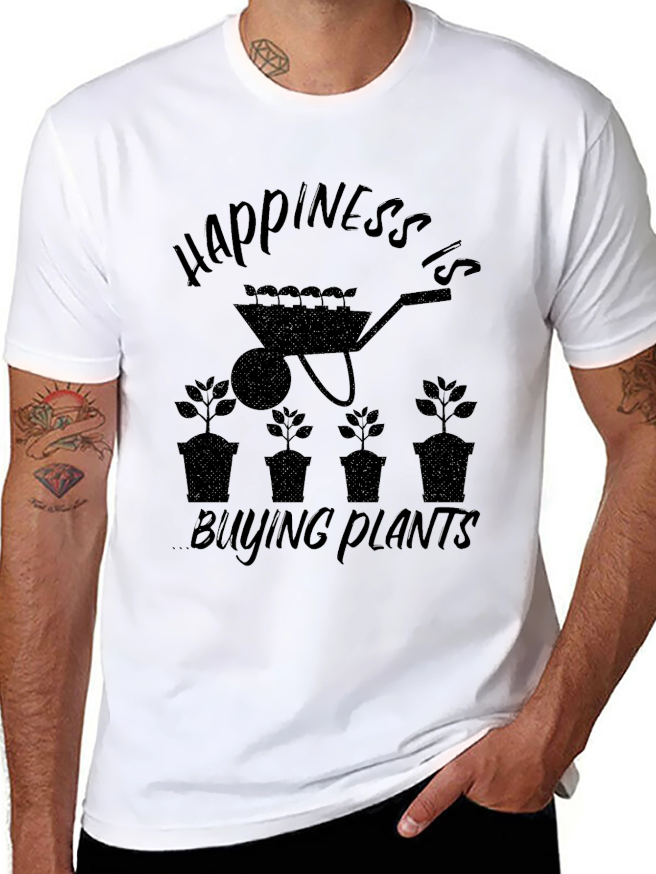 Happiness is Buying Plants T-Shirt