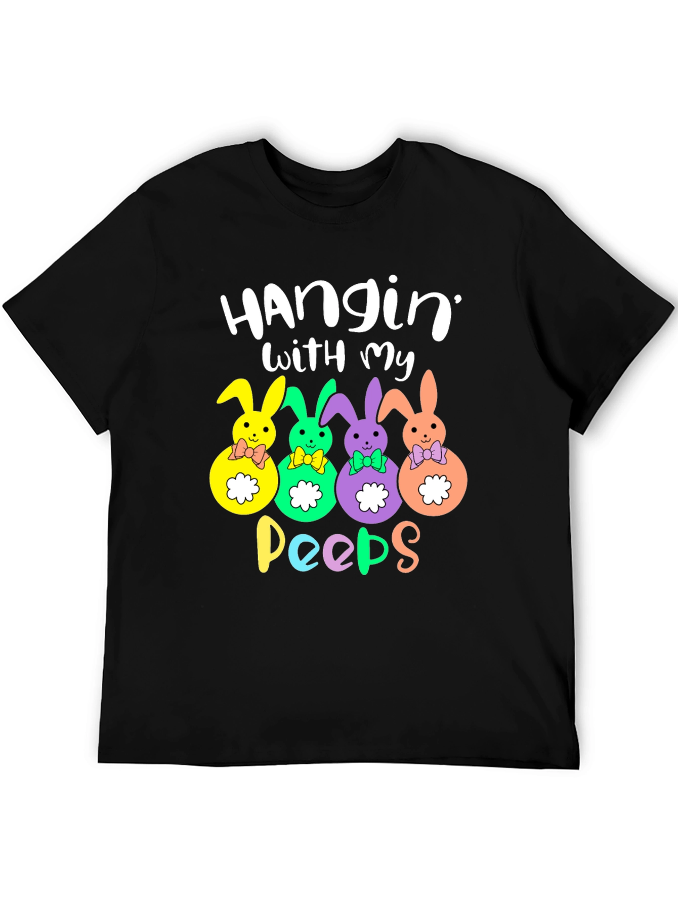 Hangin With My Peeps Easter Bunny T-Shirt