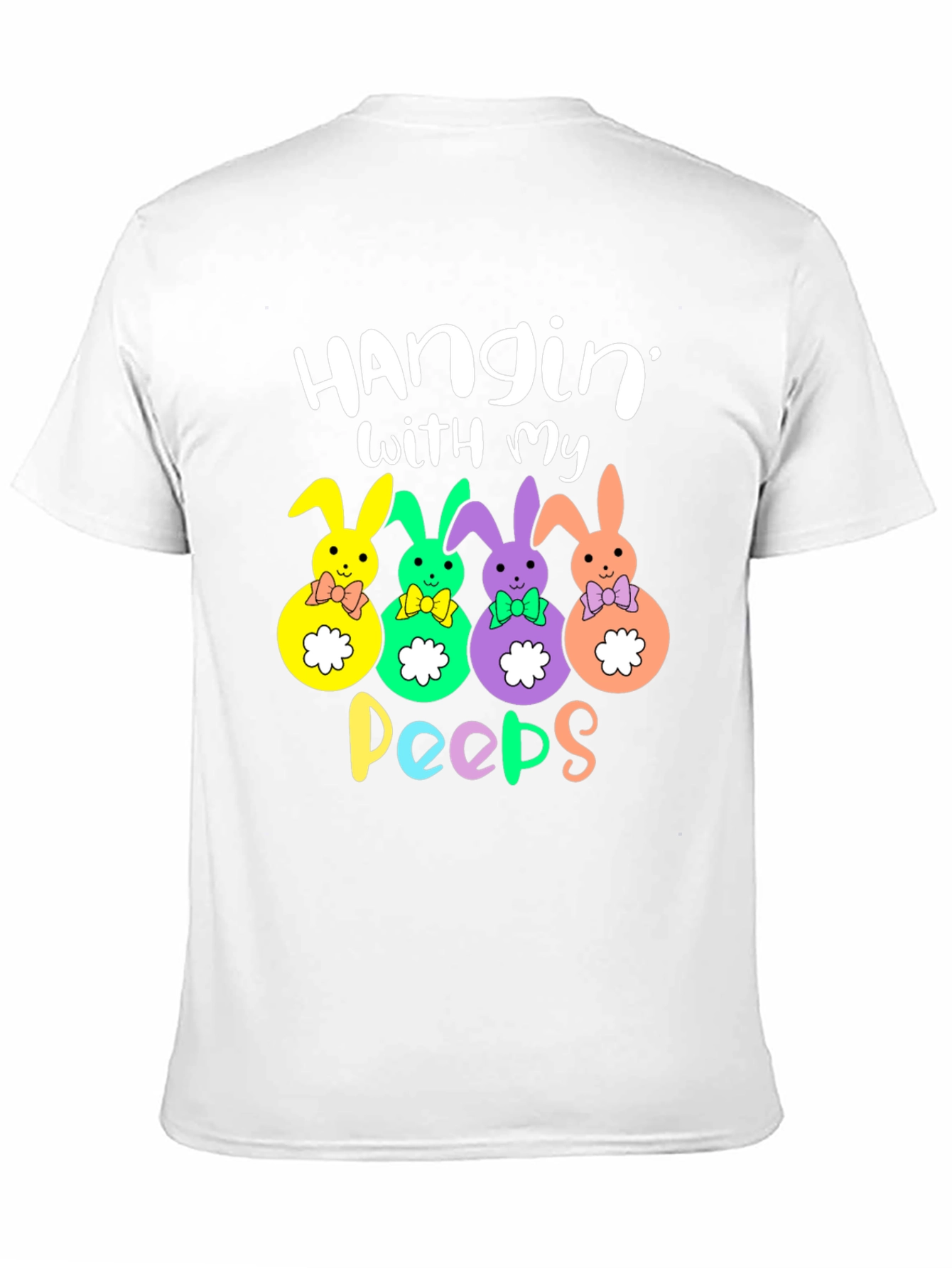 Hangin With My Peeps Easter Bunny T-Shirt