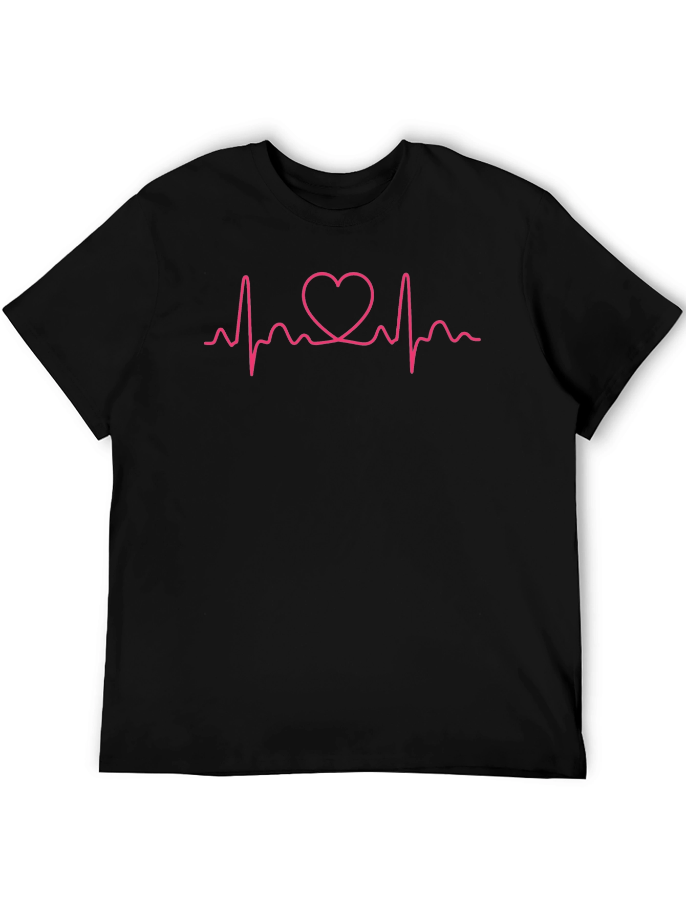 Heartbeat Heart Love Graphic T-Shirt