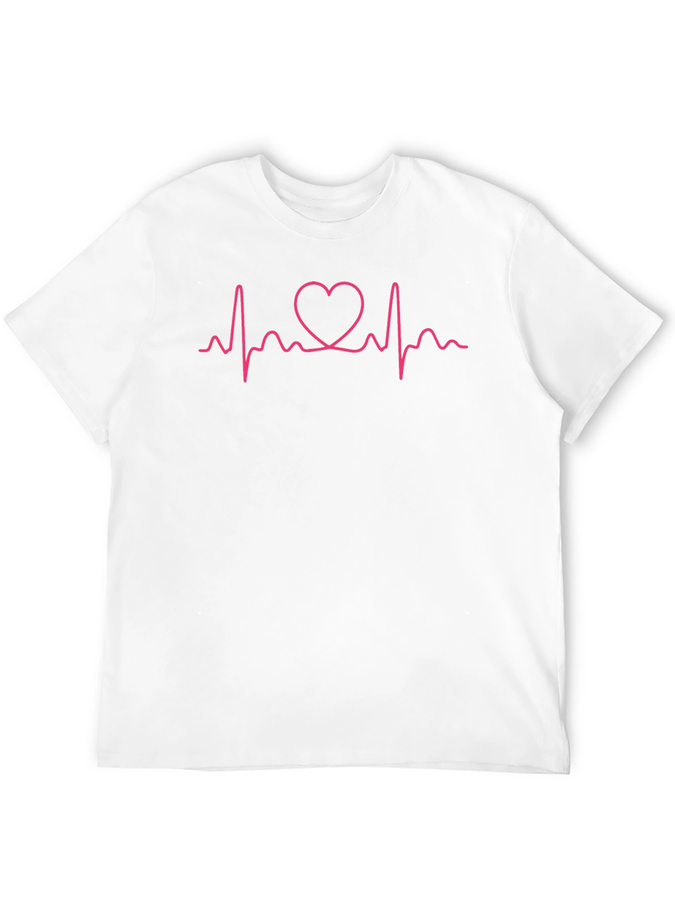 Heartbeat Heart Love Graphic T-Shirt