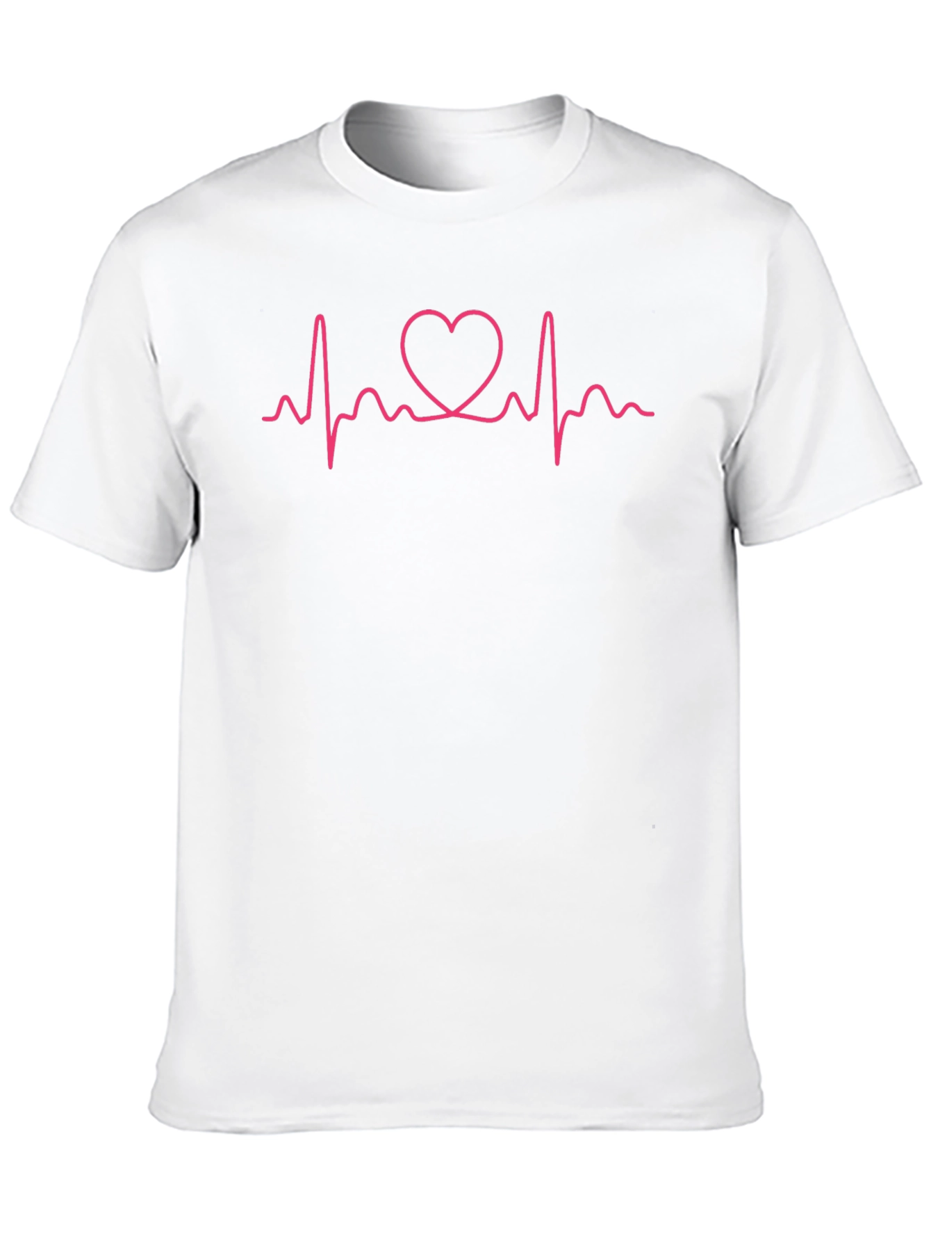 Heartbeat Heart Love Graphic T-Shirt