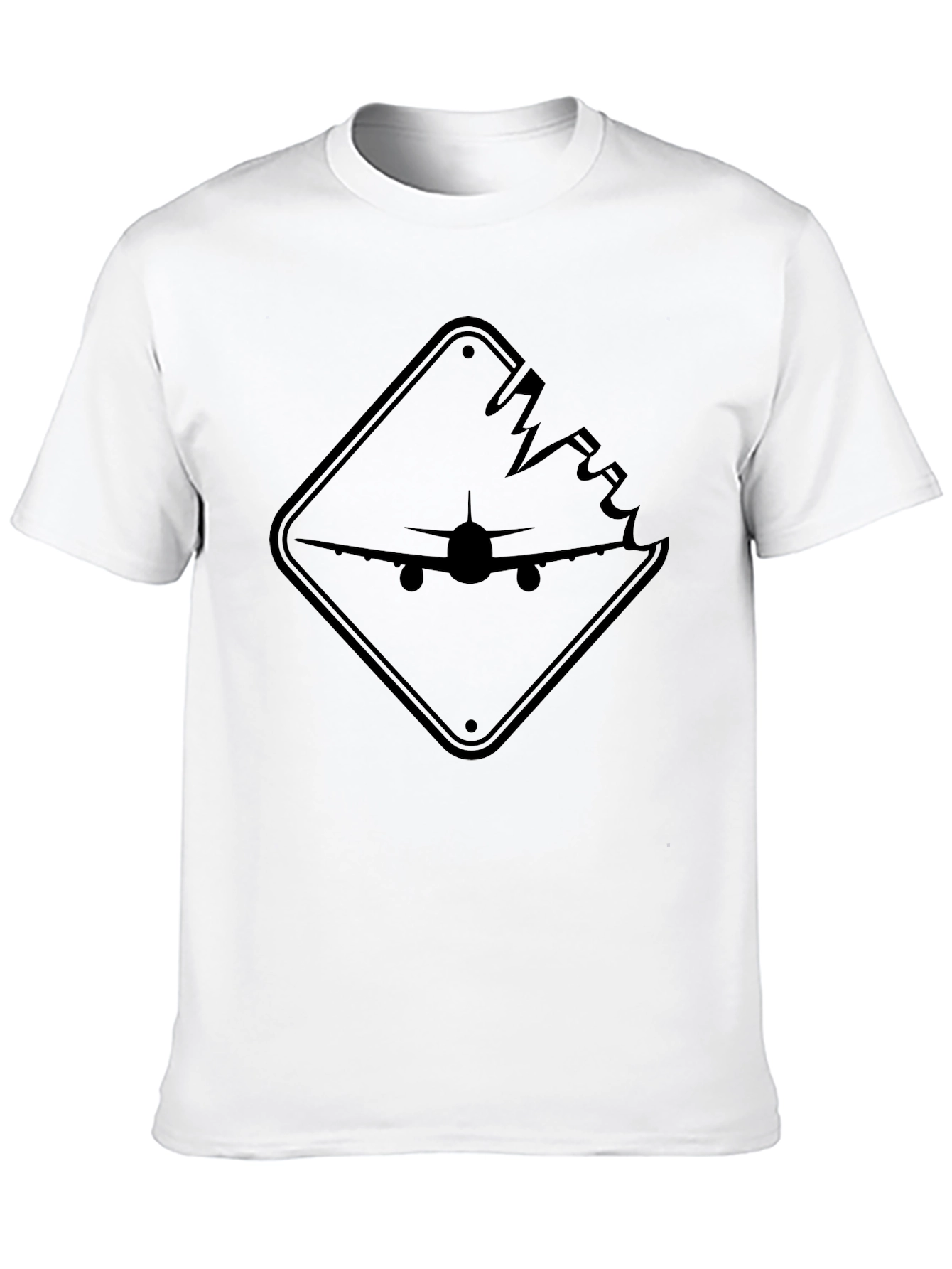 Airplane Graphic Tee - Broken Sign Design