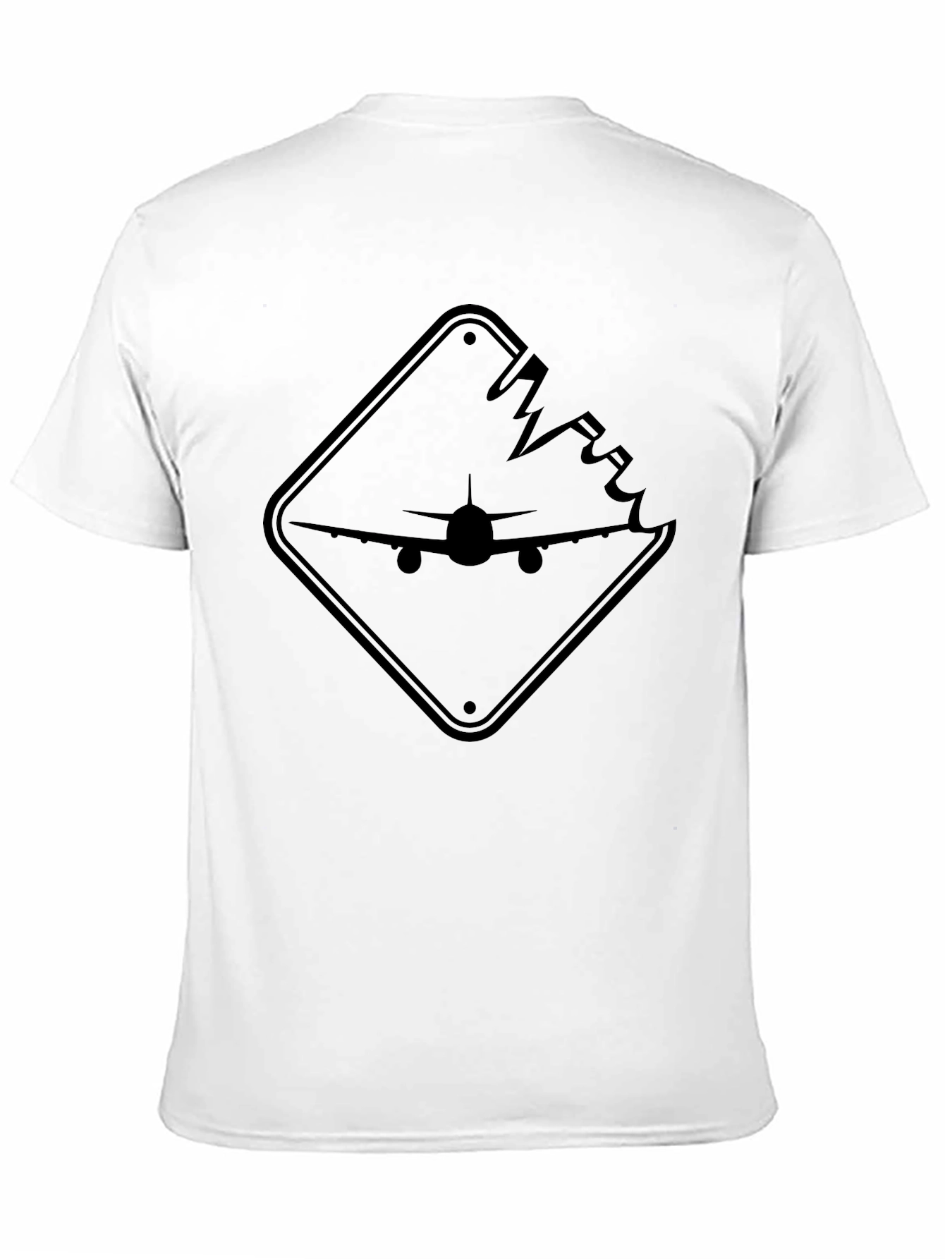 Airplane Graphic Tee - Broken Sign Design