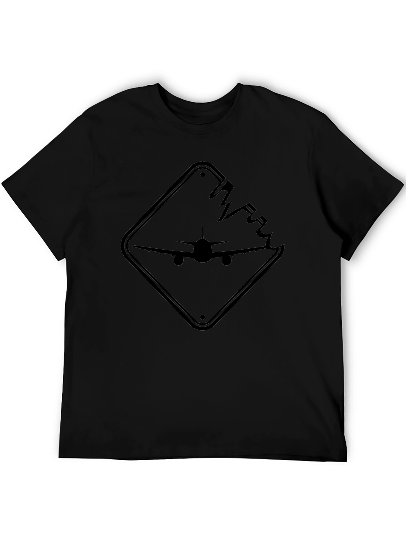Airplane Graphic Tee - Broken Sign Design