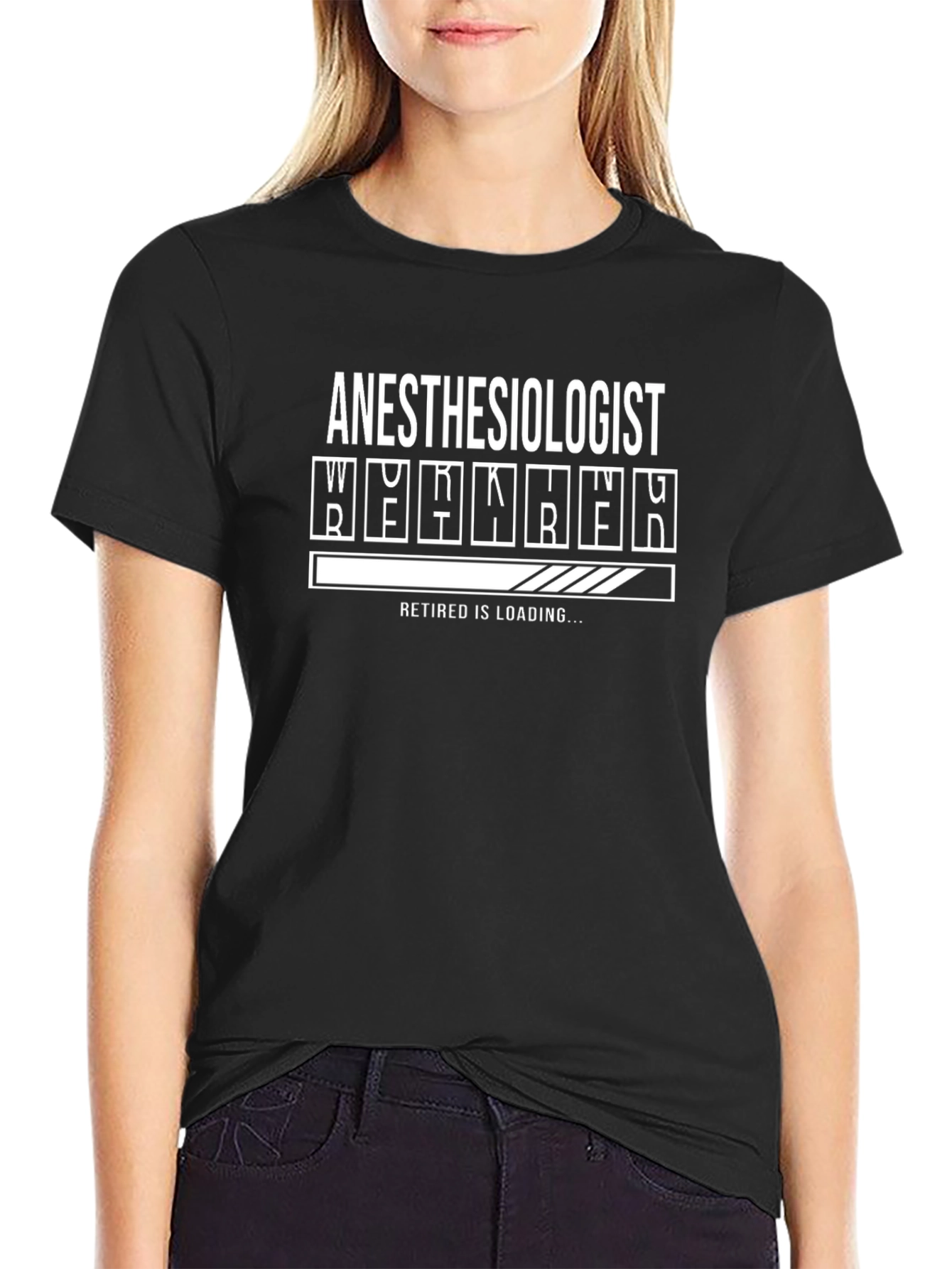 Anesthesiologist Retired Loading T-Shirt