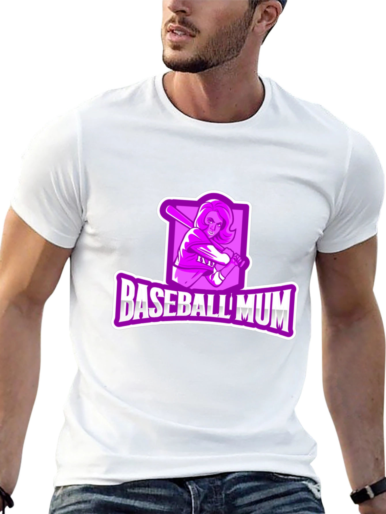 Baseball Mum Graphic T-Shirt