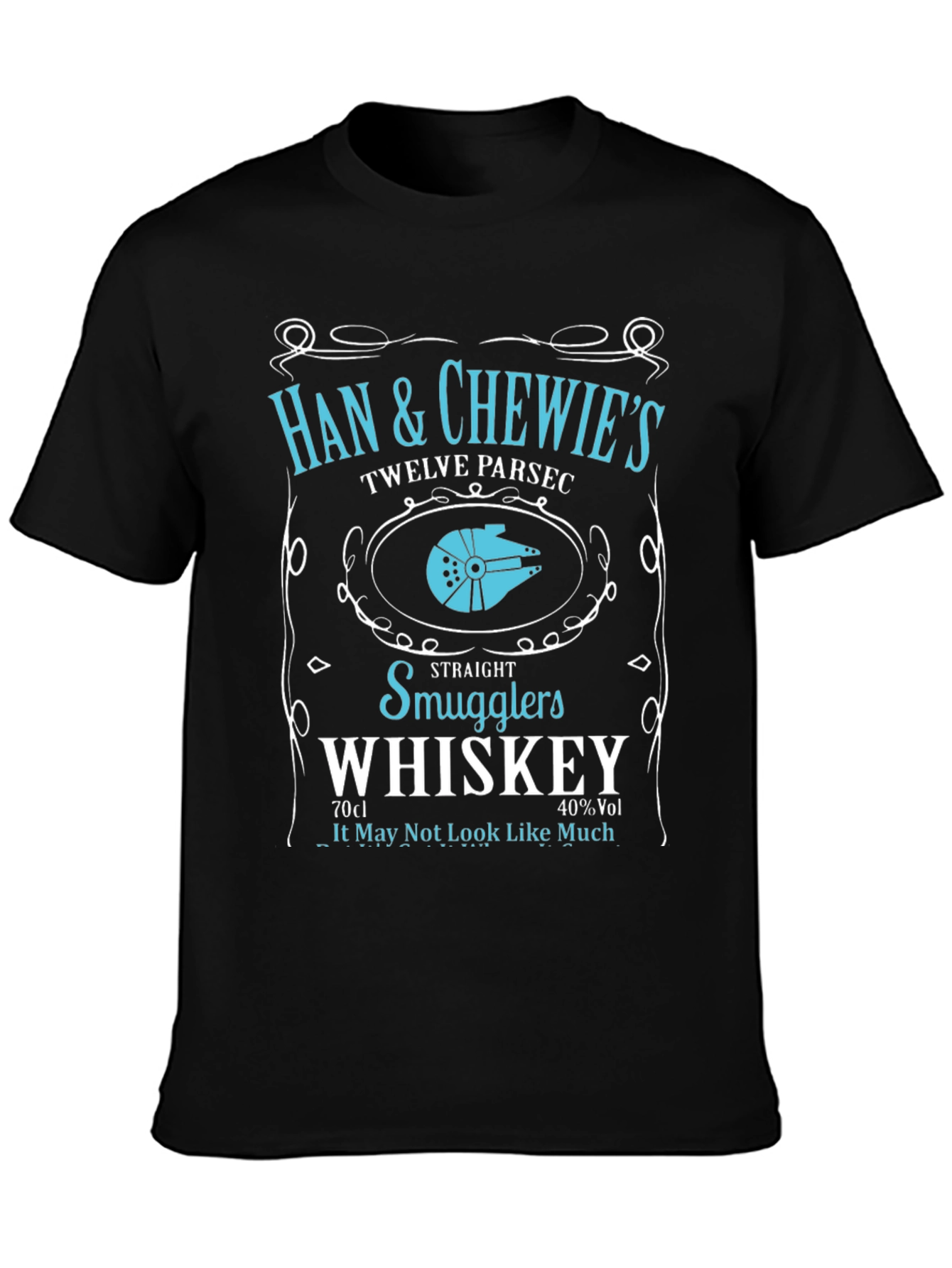 Han & Chewies Whiskey Label T-Shirt