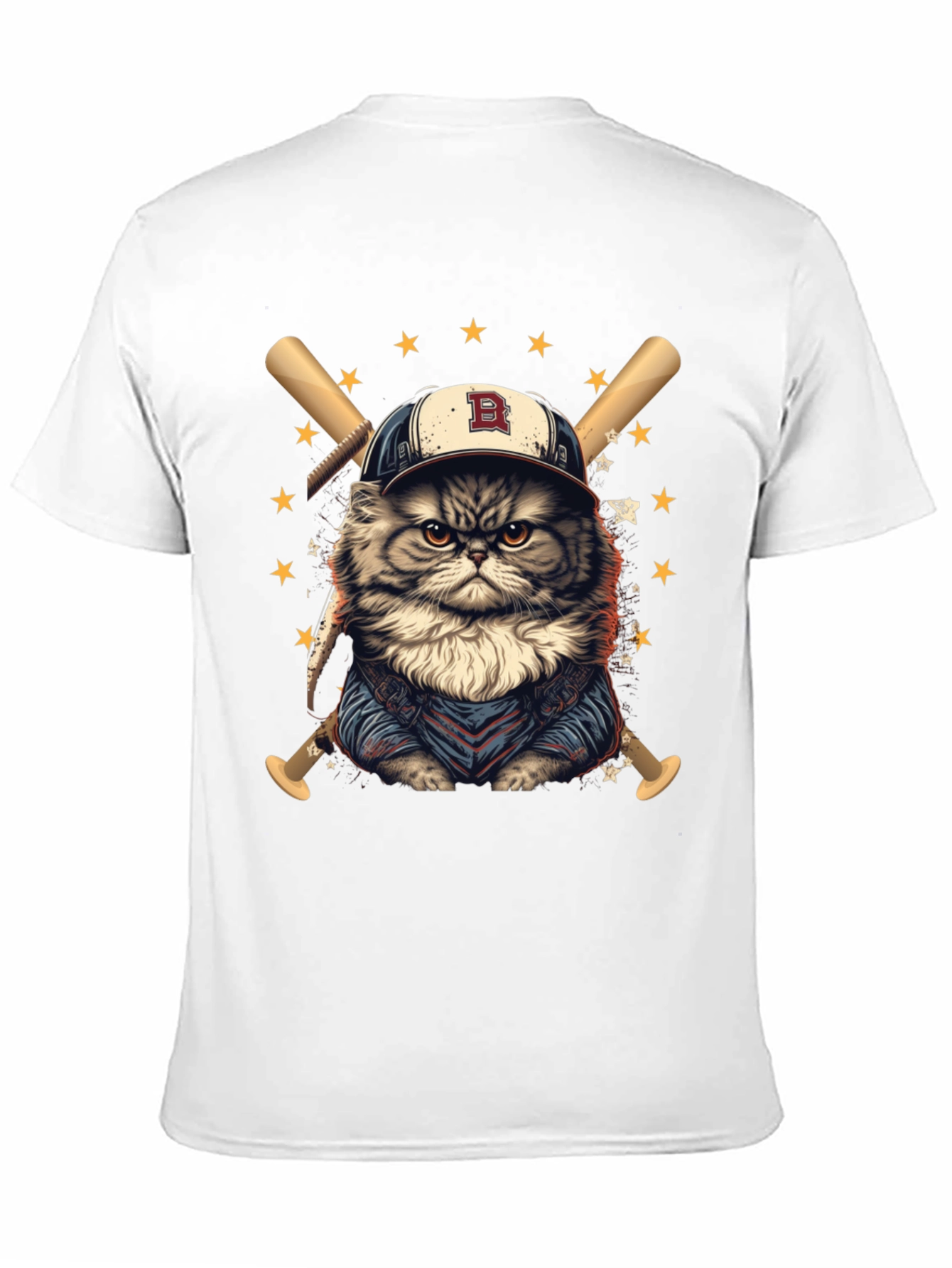 Baseball Cat T-Shirt - Cool & Comfy