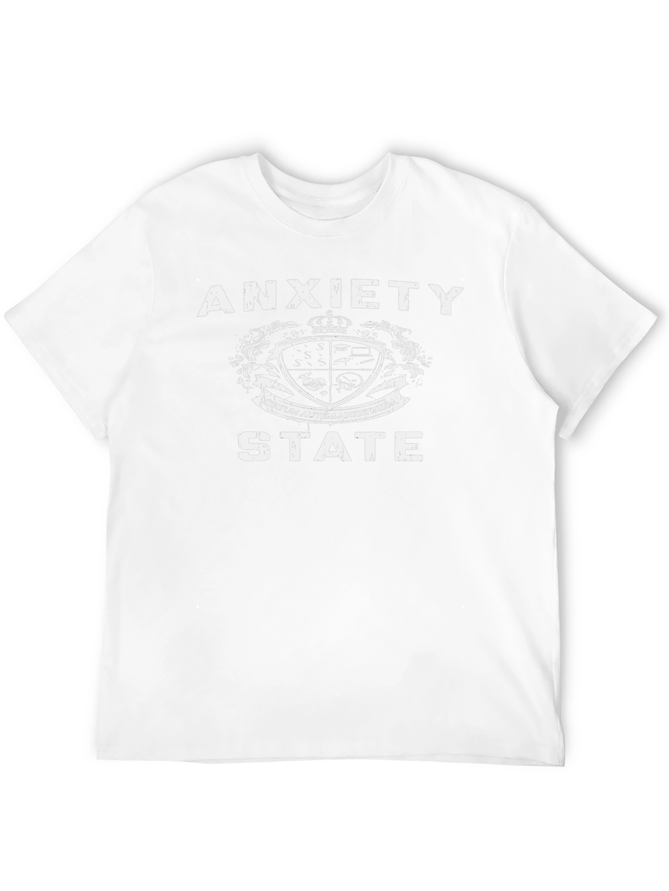 Anxiety State Black Graphic T-Shirt