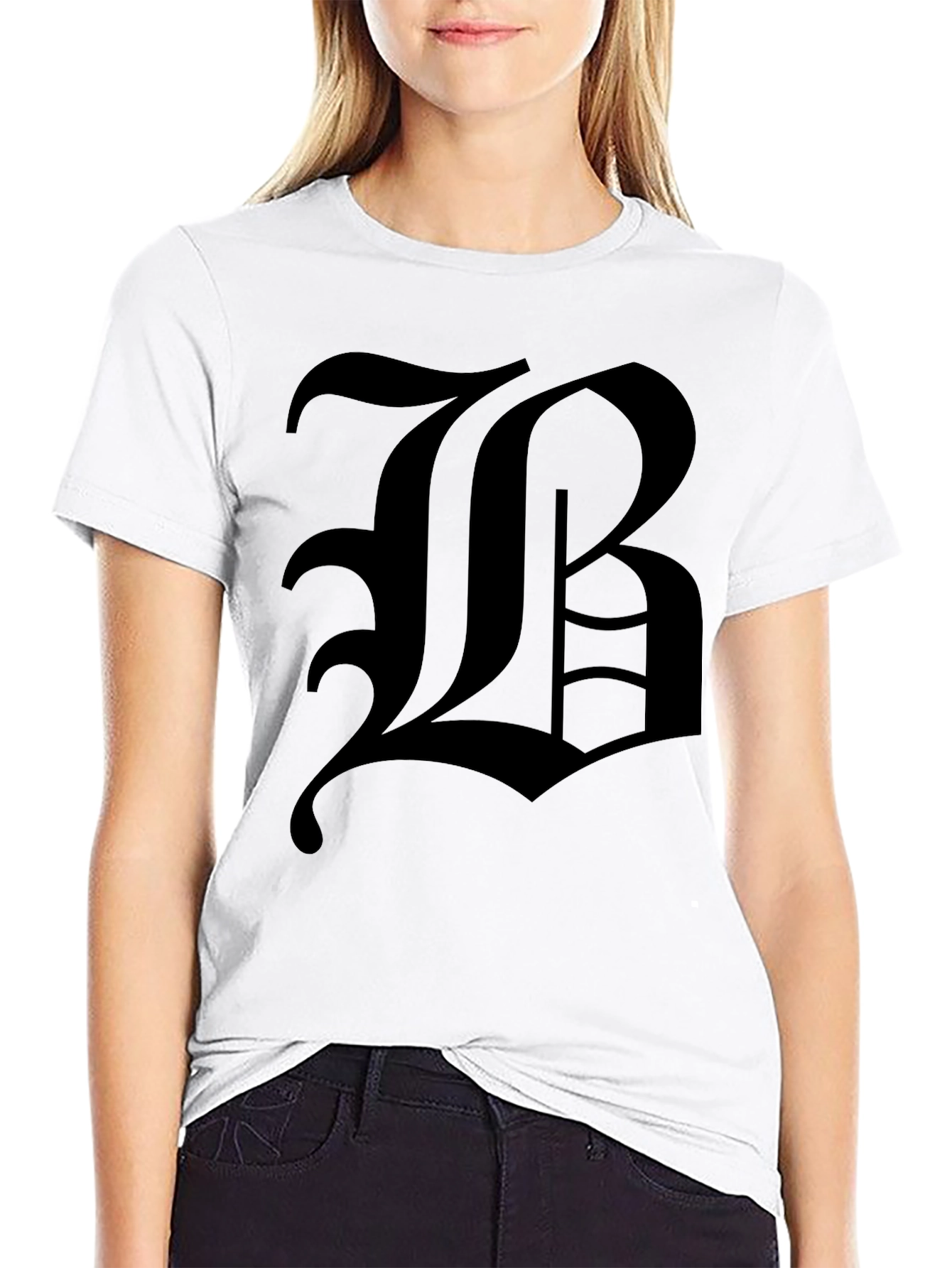 Gothic B Black T-Shirt